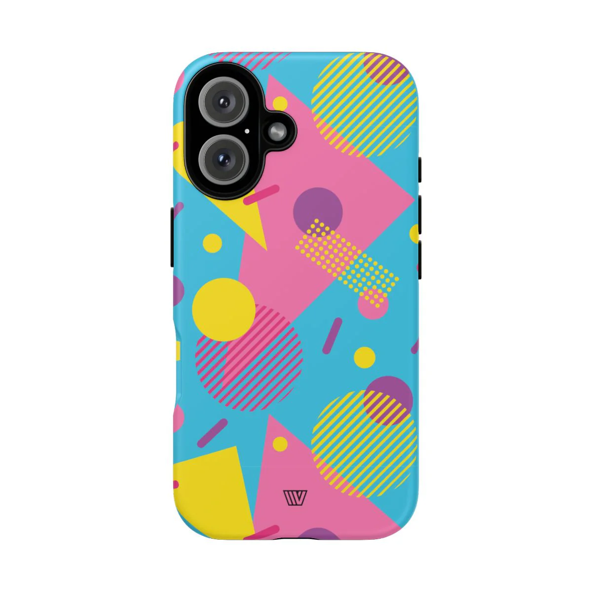 80s / 90s RETRO PATTERN LIGHT BLUE | Tough Phone Case - Image 62