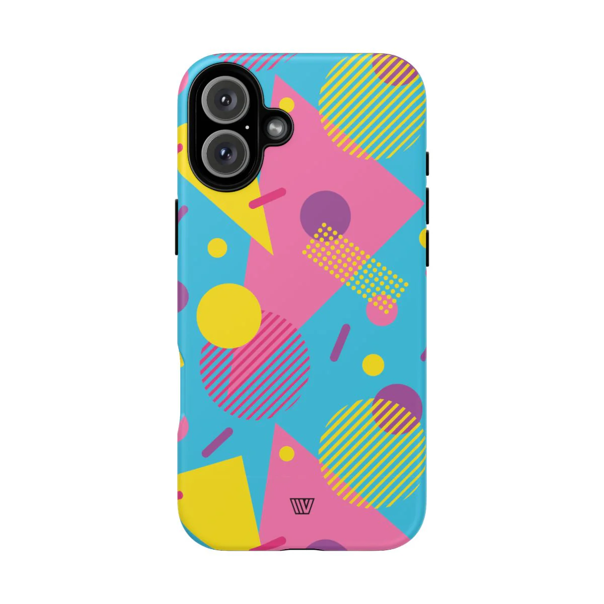 80s / 90s RETRO PATTERN LIGHT BLUE | Tough Phone Case - Image 64