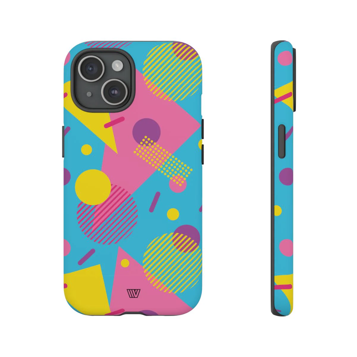 80s / 90s RETRO PATTERN LIGHT BLUE | Tough Phone Case - Image 66
