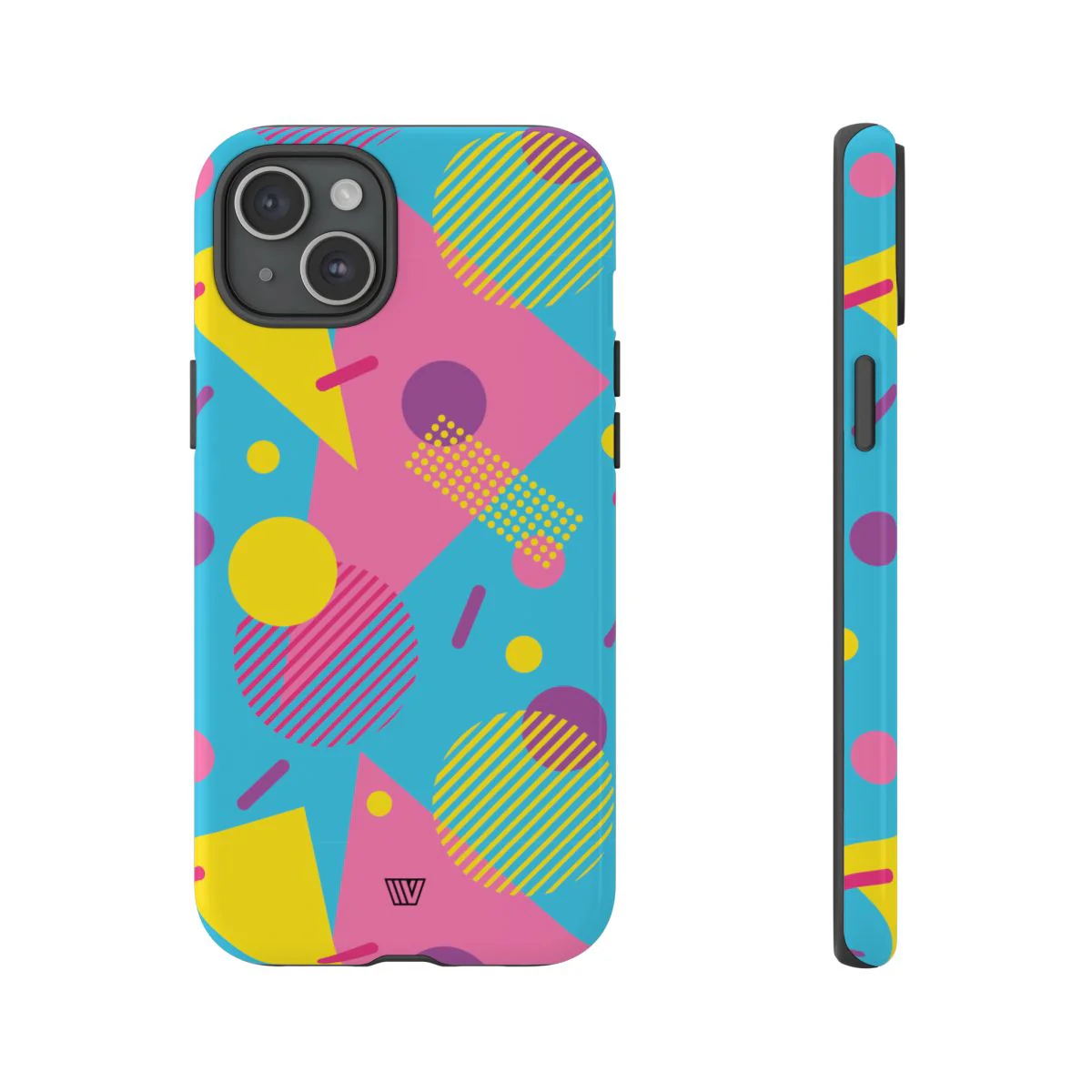80s / 90s RETRO PATTERN LIGHT BLUE | Tough Phone Case - Image 69