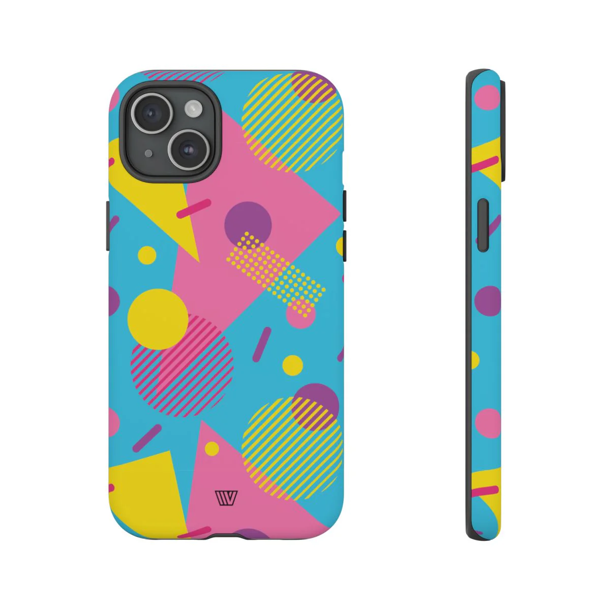 80s / 90s RETRO PATTERN LIGHT BLUE | Tough Phone Case - Image 70
