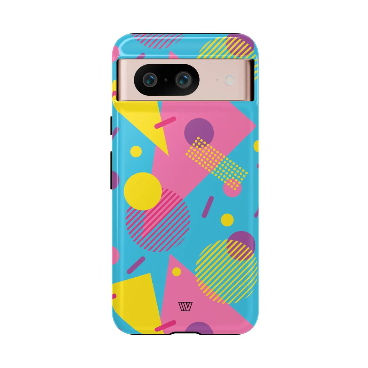 80s / 90s RETRO PATTERN LIGHT BLUE | Tough Phone Case - Image 79
