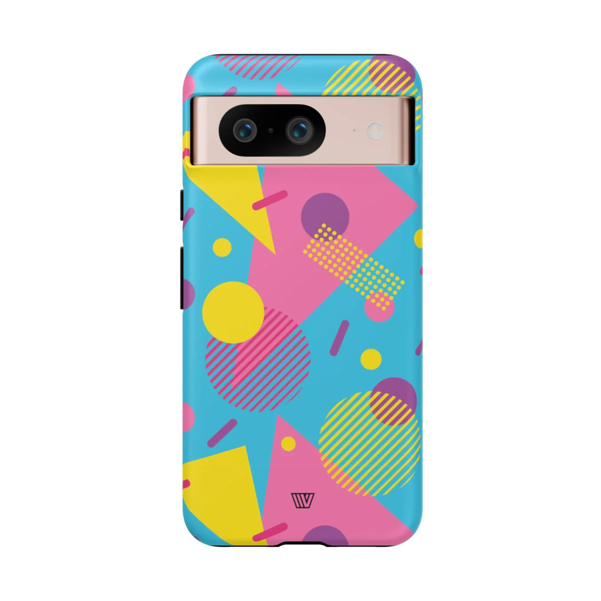 80s / 90s RETRO PATTERN LIGHT BLUE | Tough Phone Case - Image 80