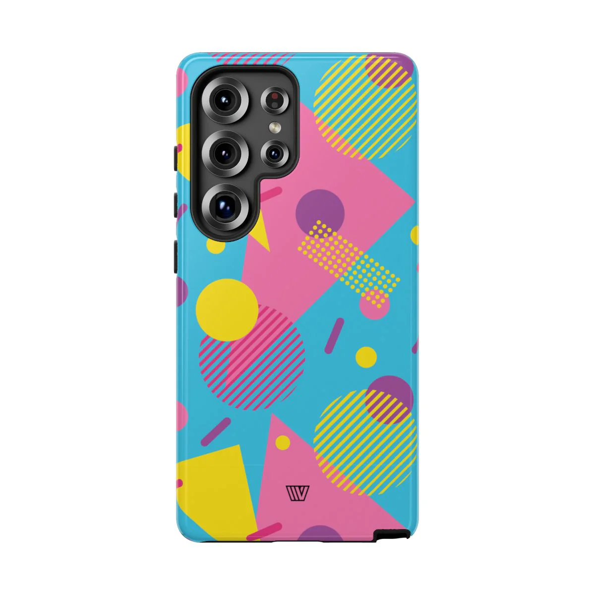 80s / 90s RETRO PATTERN LIGHT BLUE | Tough Phone Case - Image 86