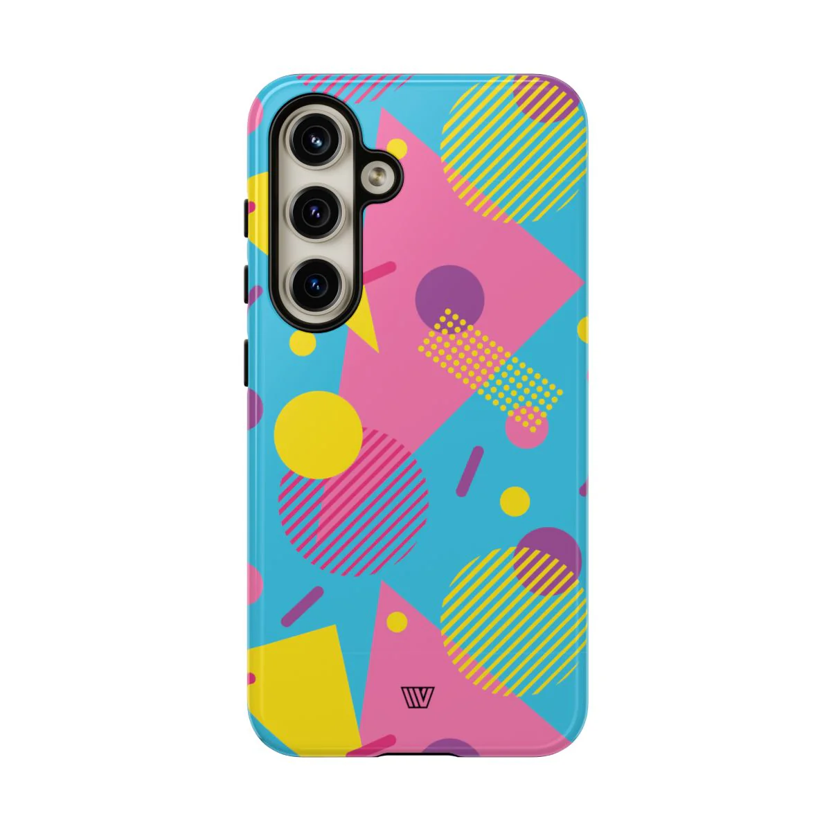80s / 90s RETRO PATTERN LIGHT BLUE | Tough Phone Case - Image 88