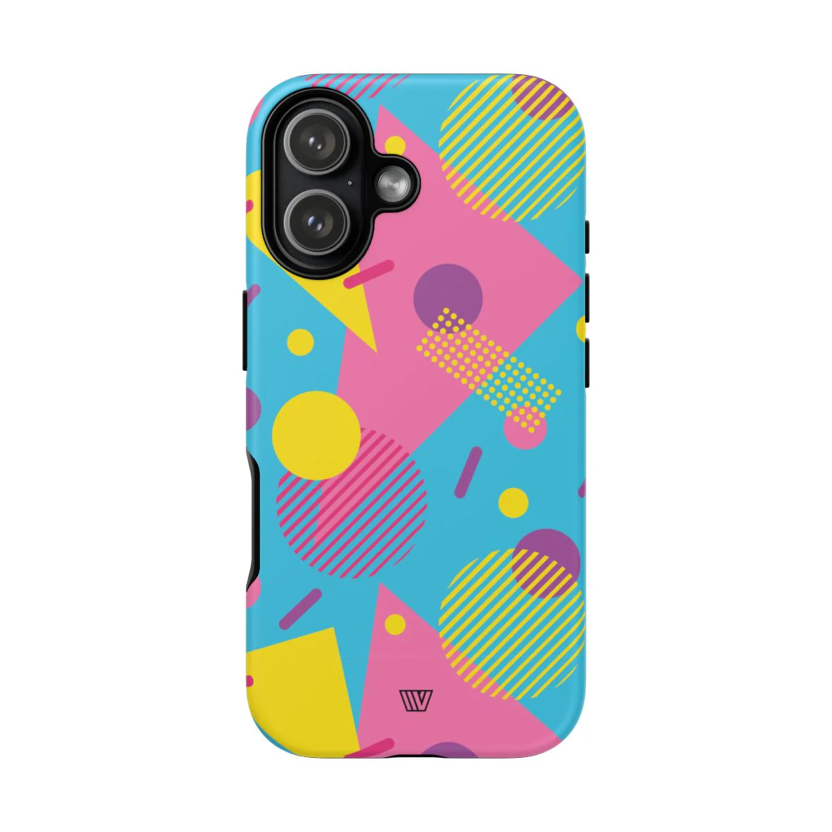 80s / 90s RETRO PATTERN LIGHT BLUE | Tough Phone Case - Image 95