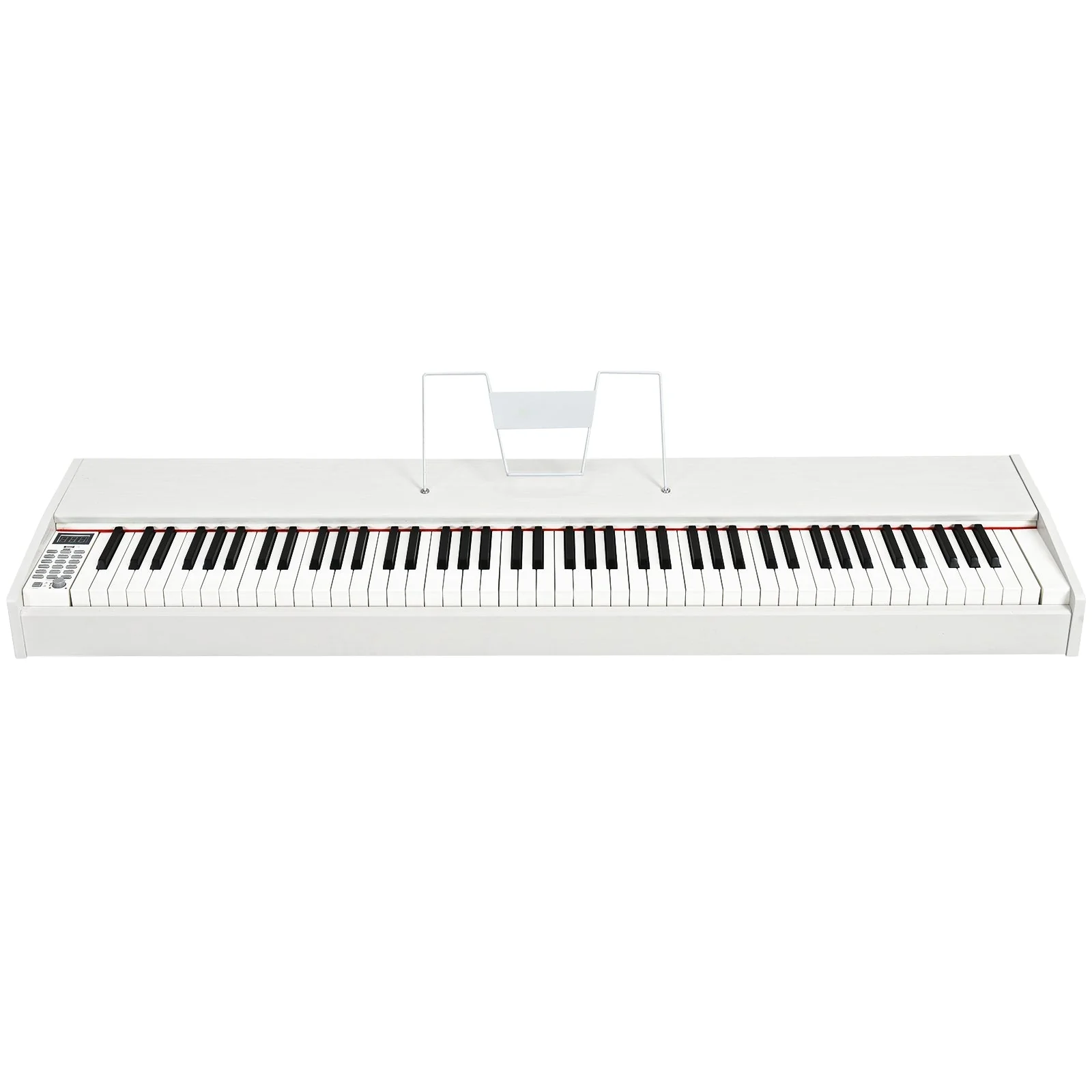 88-Key Full Size Digital Piano Weighted Keyboard with Sustain Pedal-White - Image 4