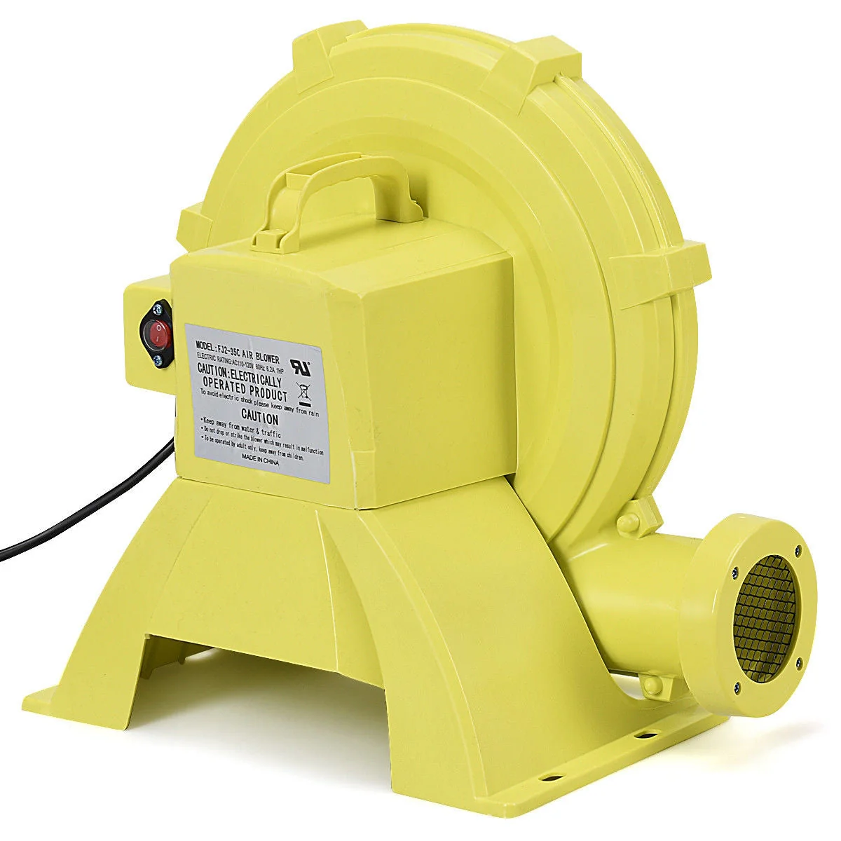 950 W 1.25 HP Air Blower Pump Fan for Inflatable Bounce House - Image 5