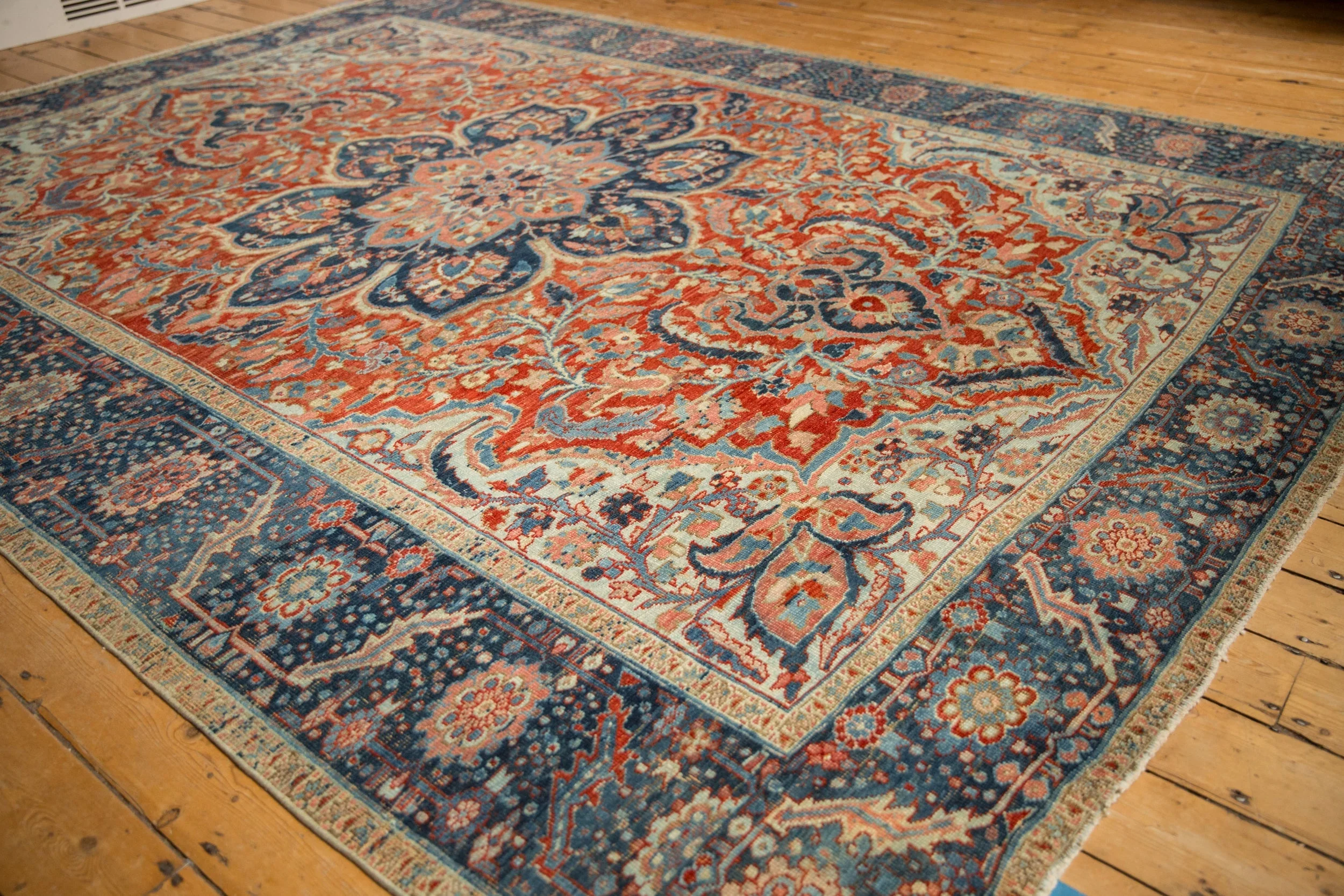 9x12 Vintage Distressed Ahar Carpet - Image 4