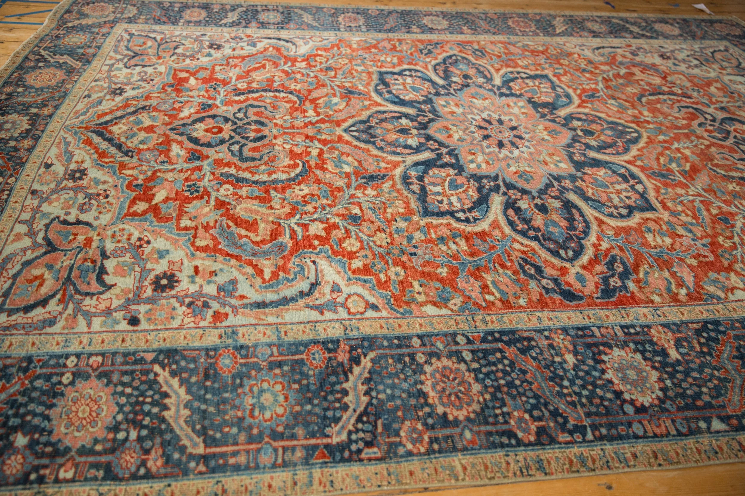9x12 Vintage Distressed Ahar Carpet - Image 6