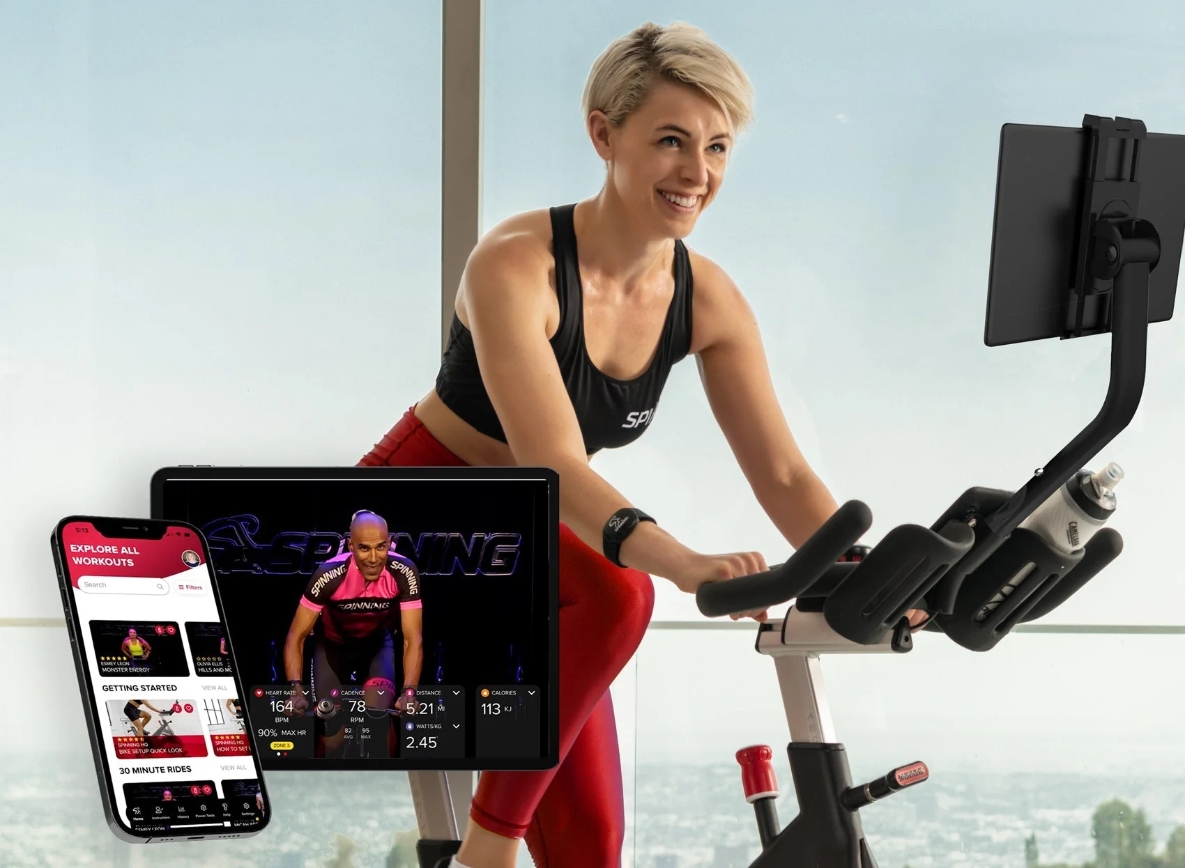 A3 Connected Spinner® Bike - Image 6