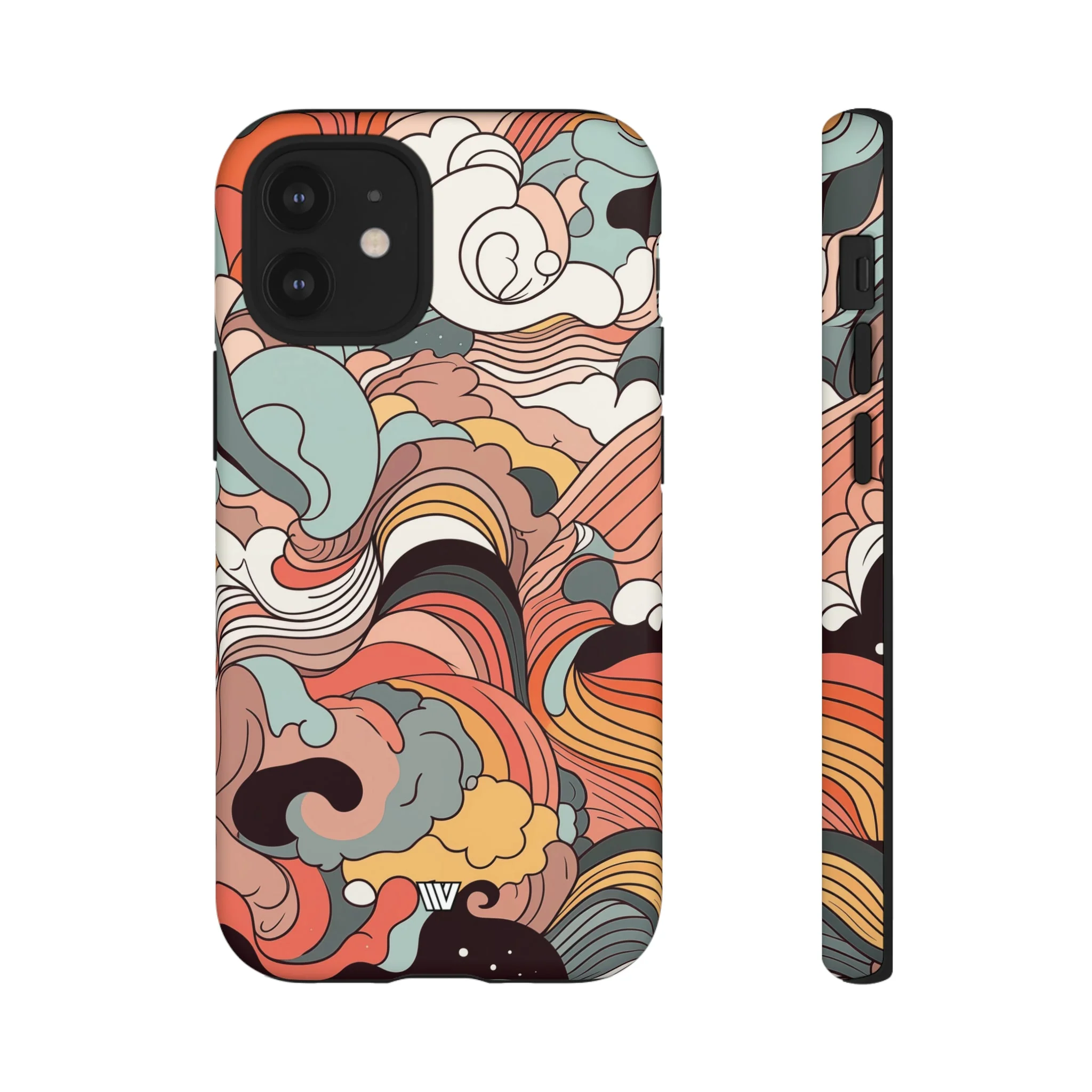 ABSTRACT DOODLE CLOUDS | Tough Phone Case - Image 10