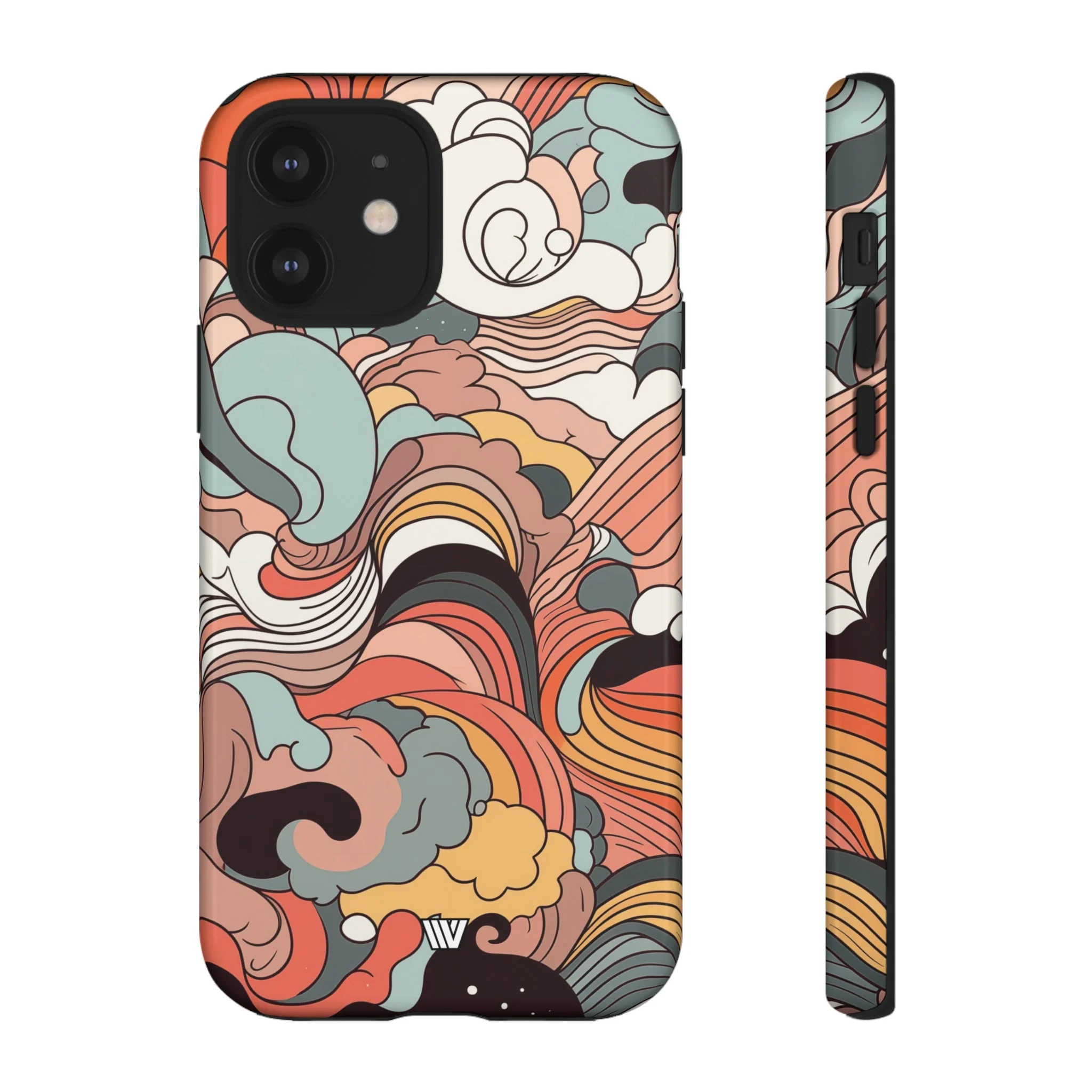ABSTRACT DOODLE CLOUDS | Tough Phone Case - Image 11