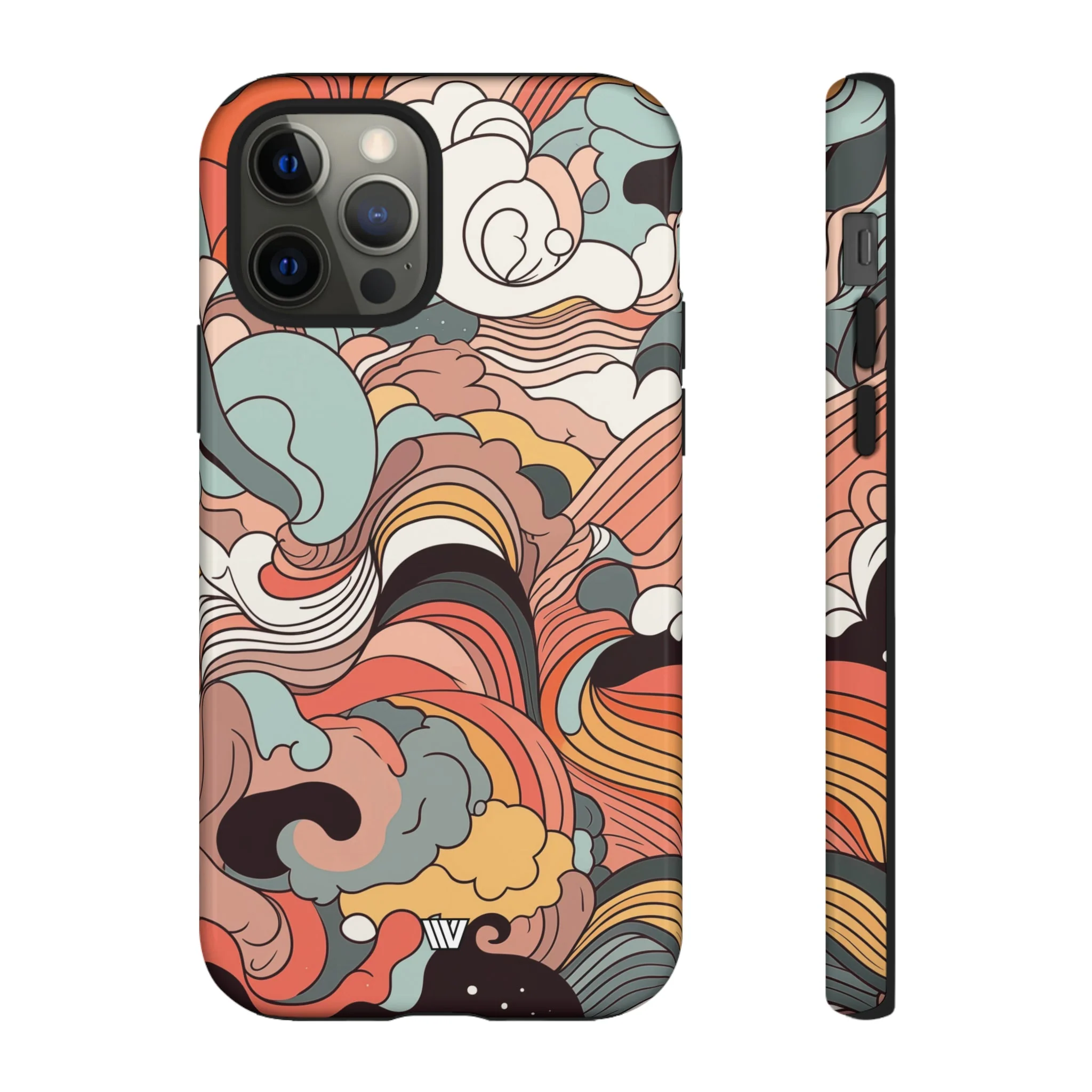 ABSTRACT DOODLE CLOUDS | Tough Phone Case - Image 13