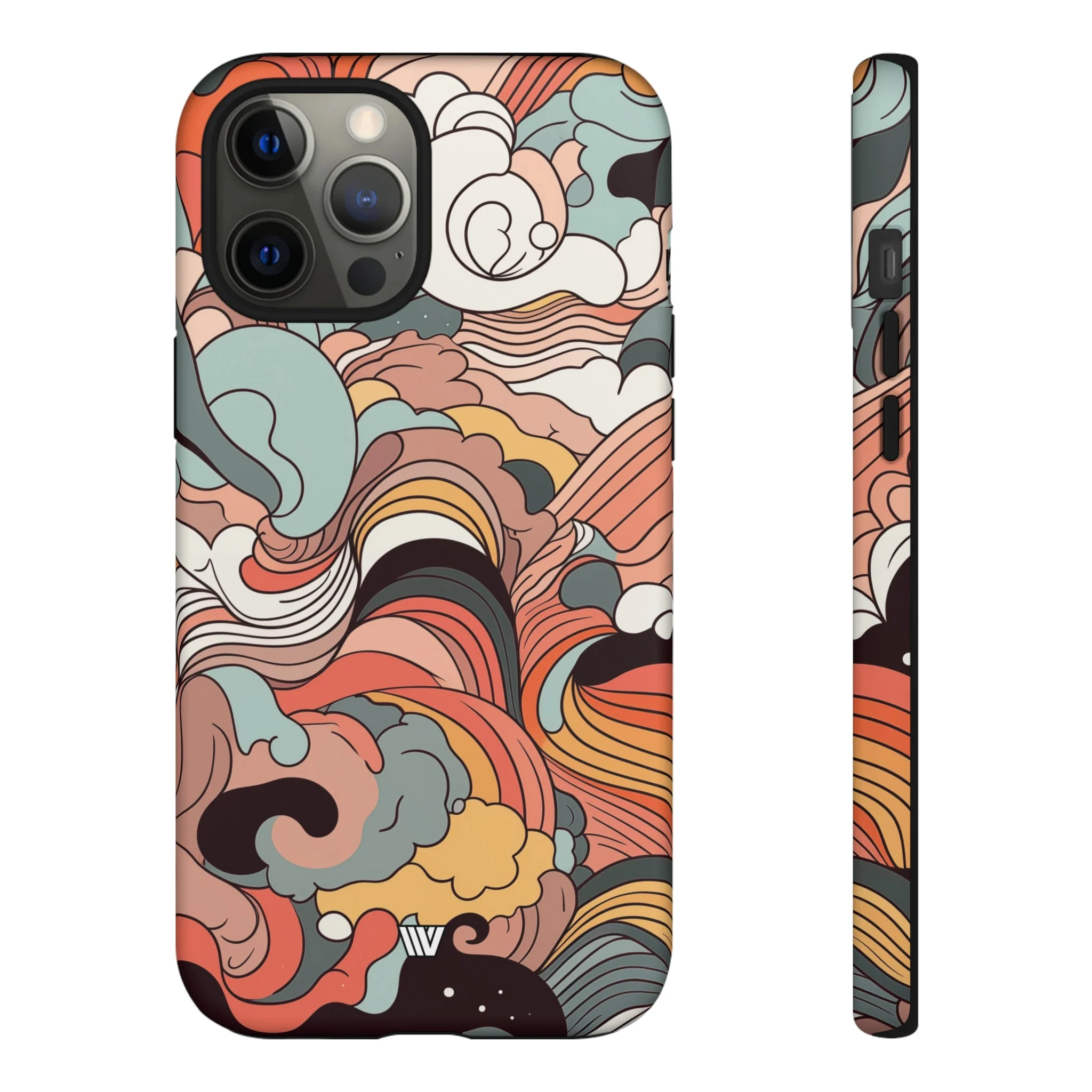 ABSTRACT DOODLE CLOUDS | Tough Phone Case - Image 16