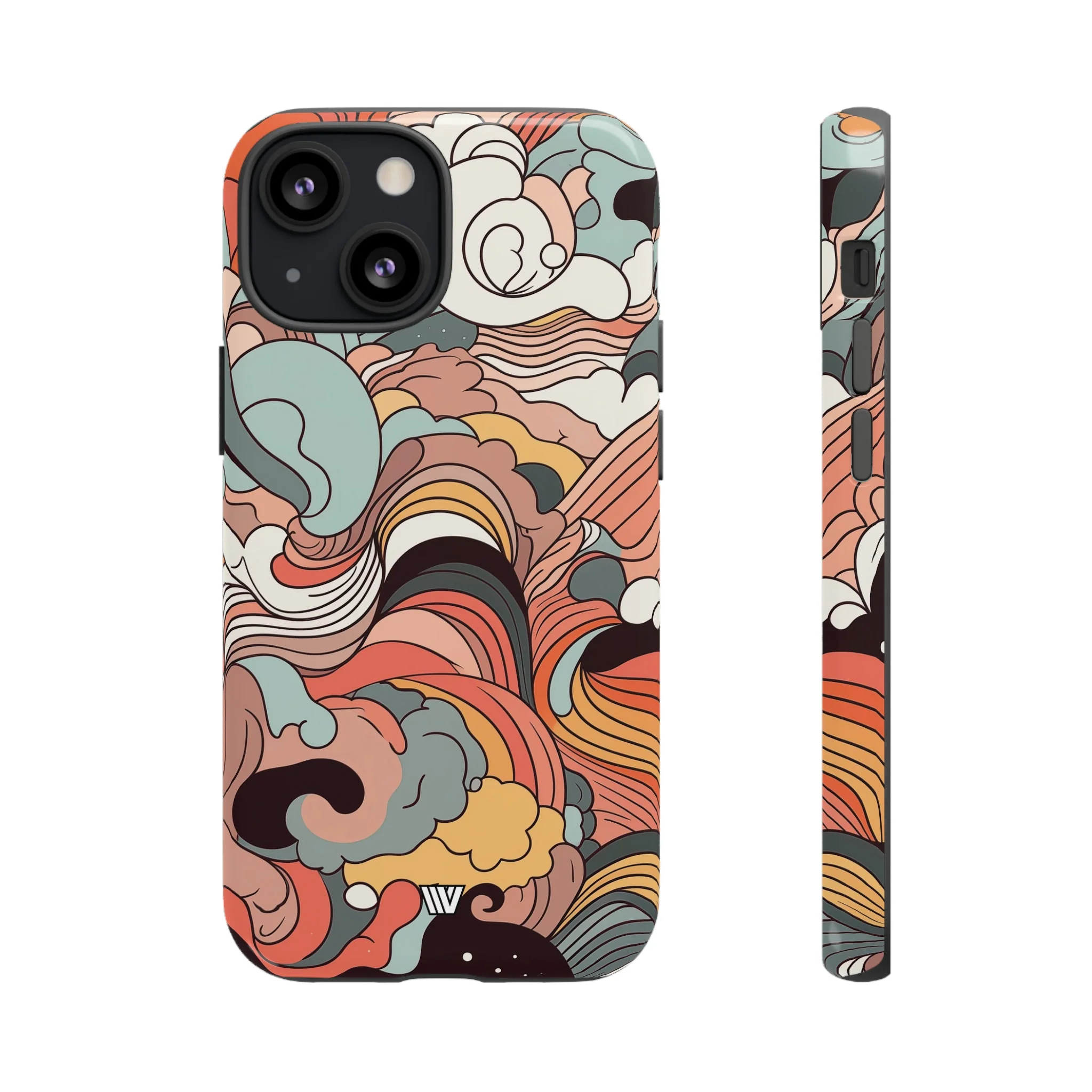 ABSTRACT DOODLE CLOUDS | Tough Phone Case - Image 19