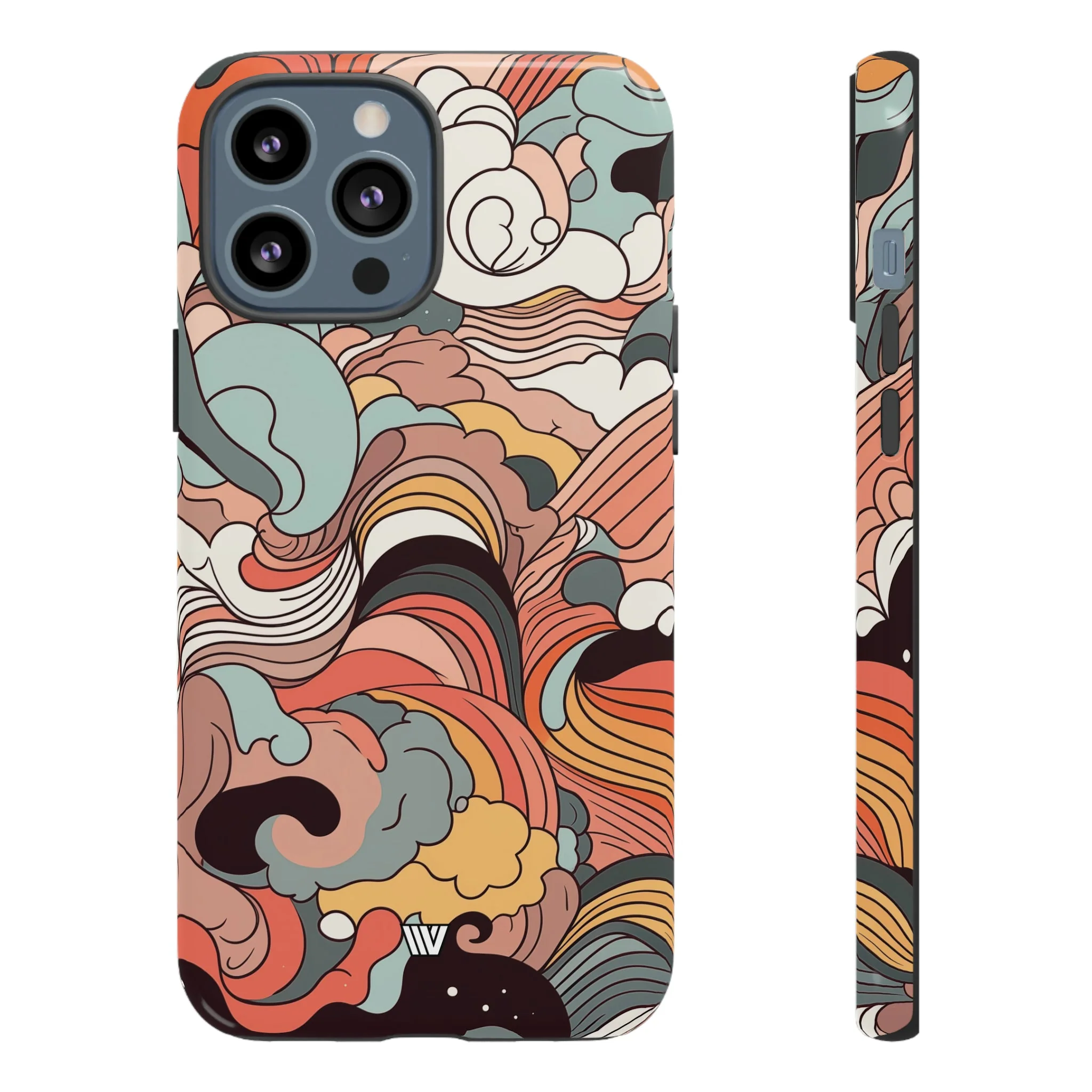 ABSTRACT DOODLE CLOUDS | Tough Phone Case - Image 23