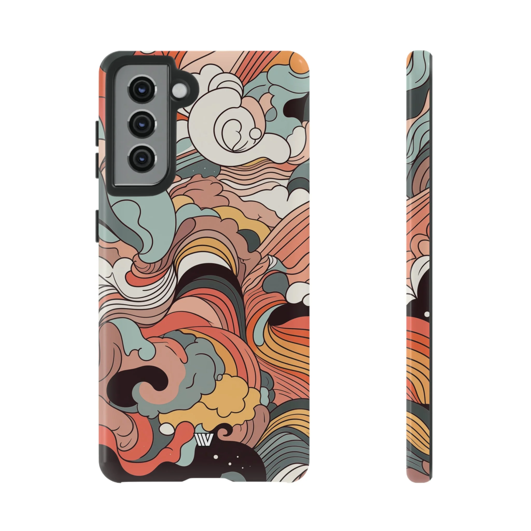 ABSTRACT DOODLE CLOUDS | Tough Phone Case - Image 25