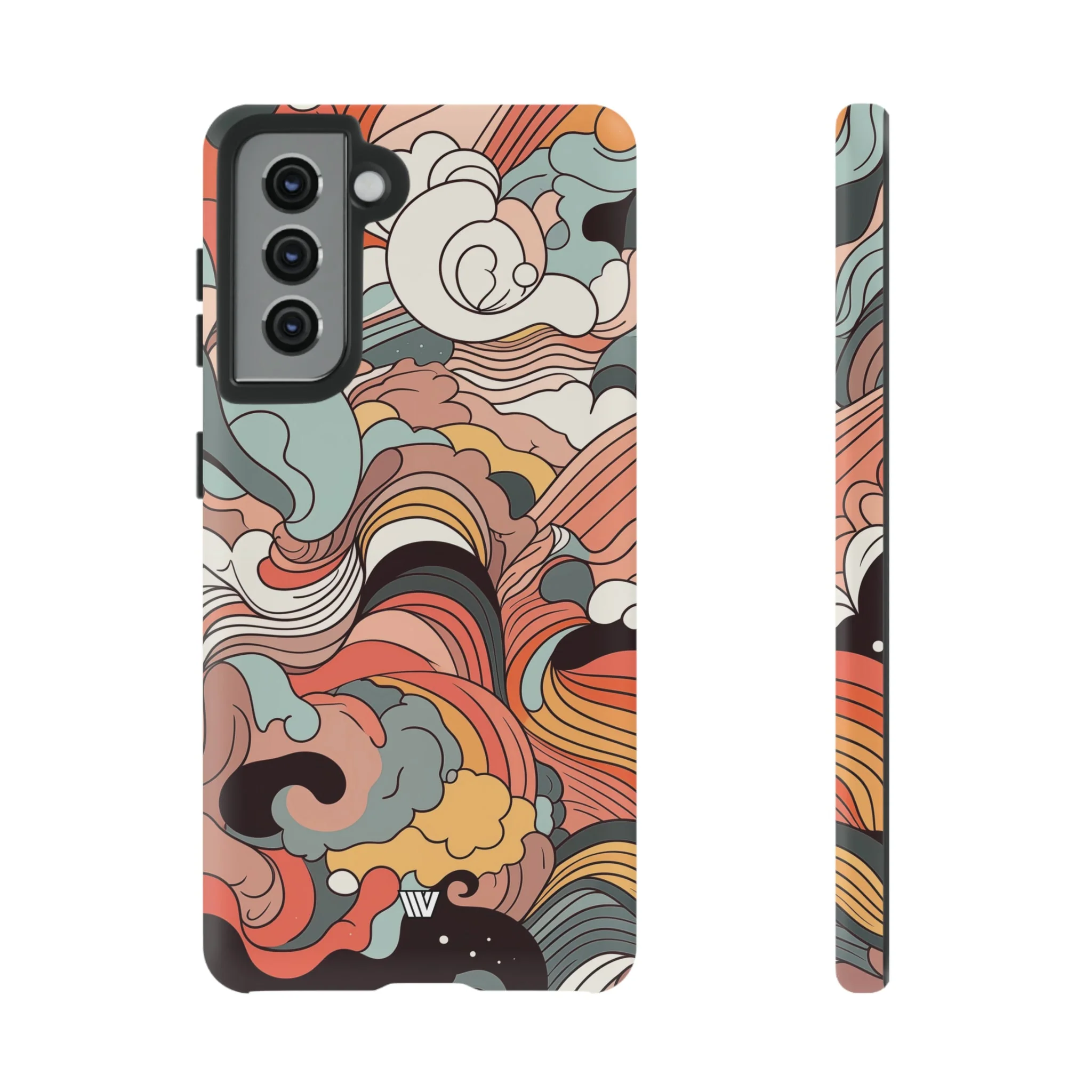 ABSTRACT DOODLE CLOUDS | Tough Phone Case - Image 26