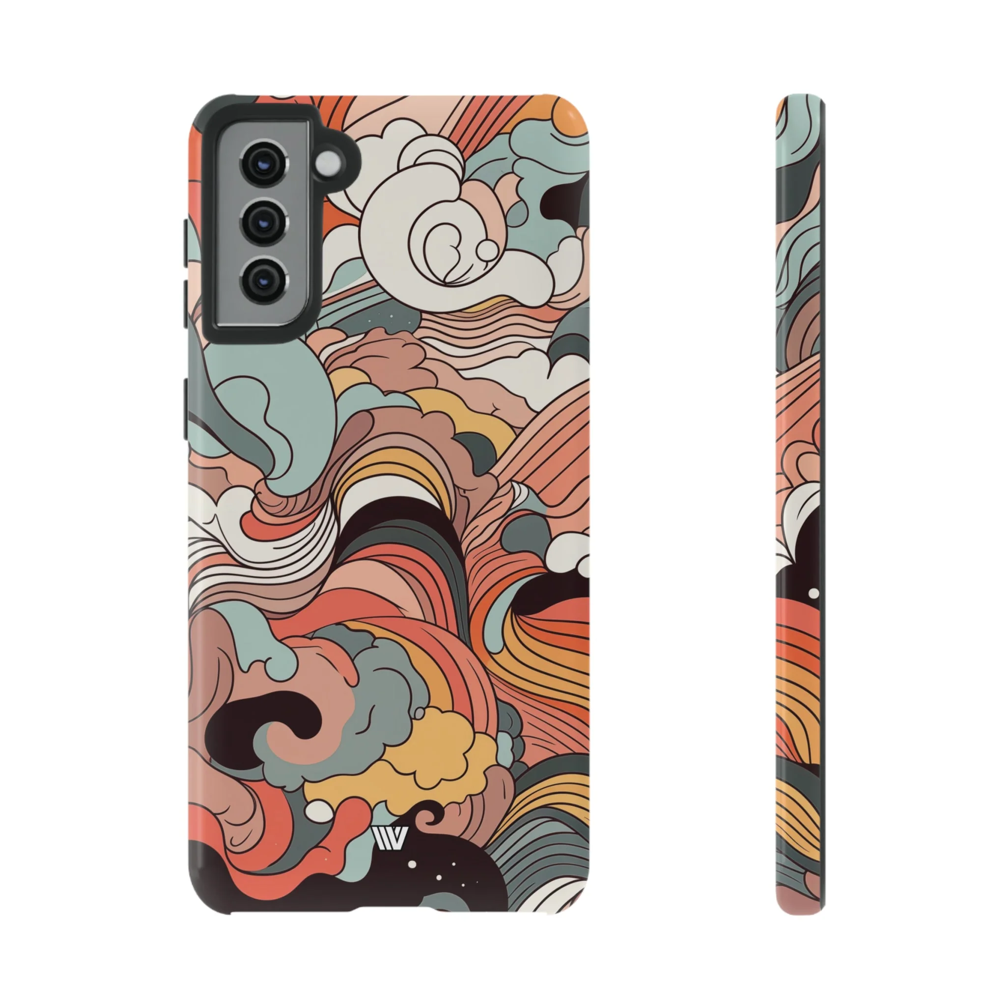 ABSTRACT DOODLE CLOUDS | Tough Phone Case - Image 27