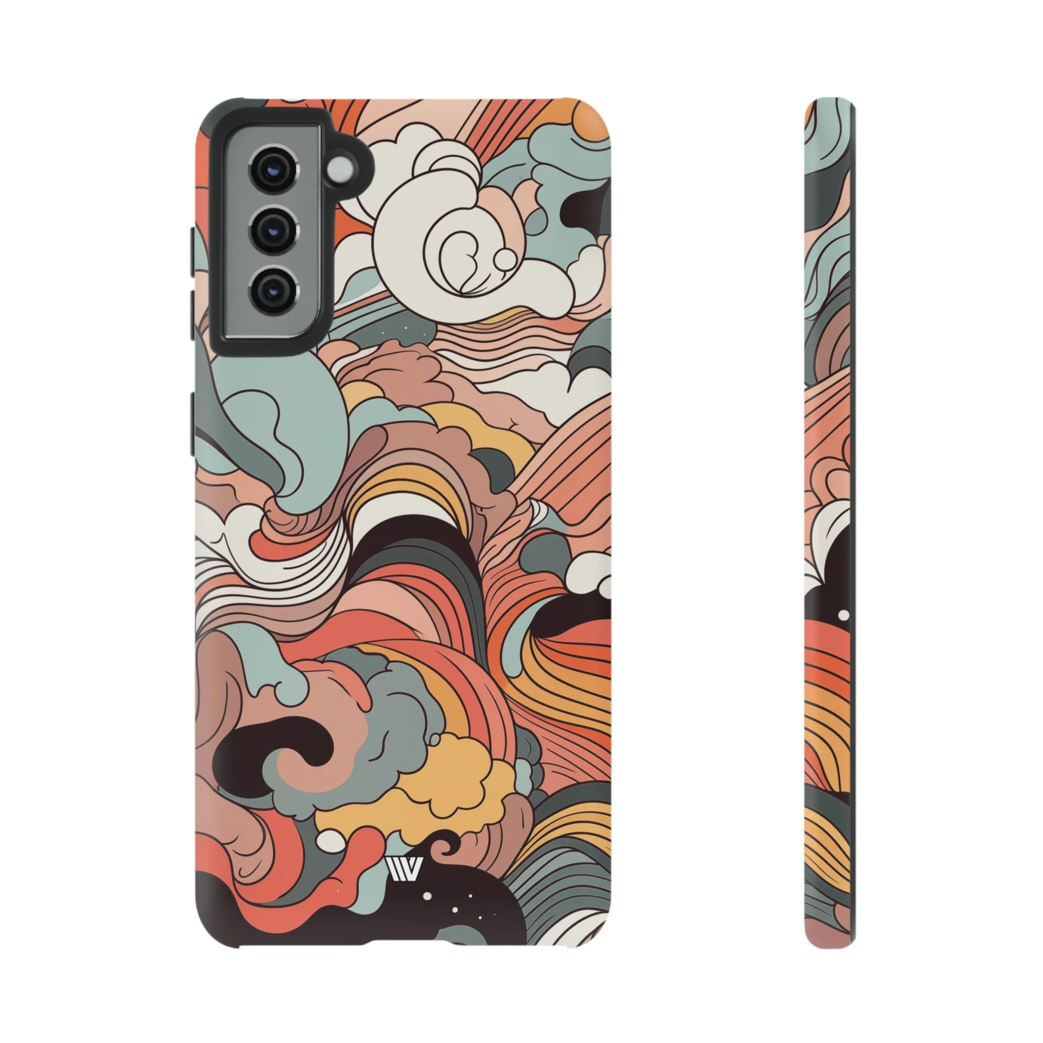 ABSTRACT DOODLE CLOUDS | Tough Phone Case - Image 28