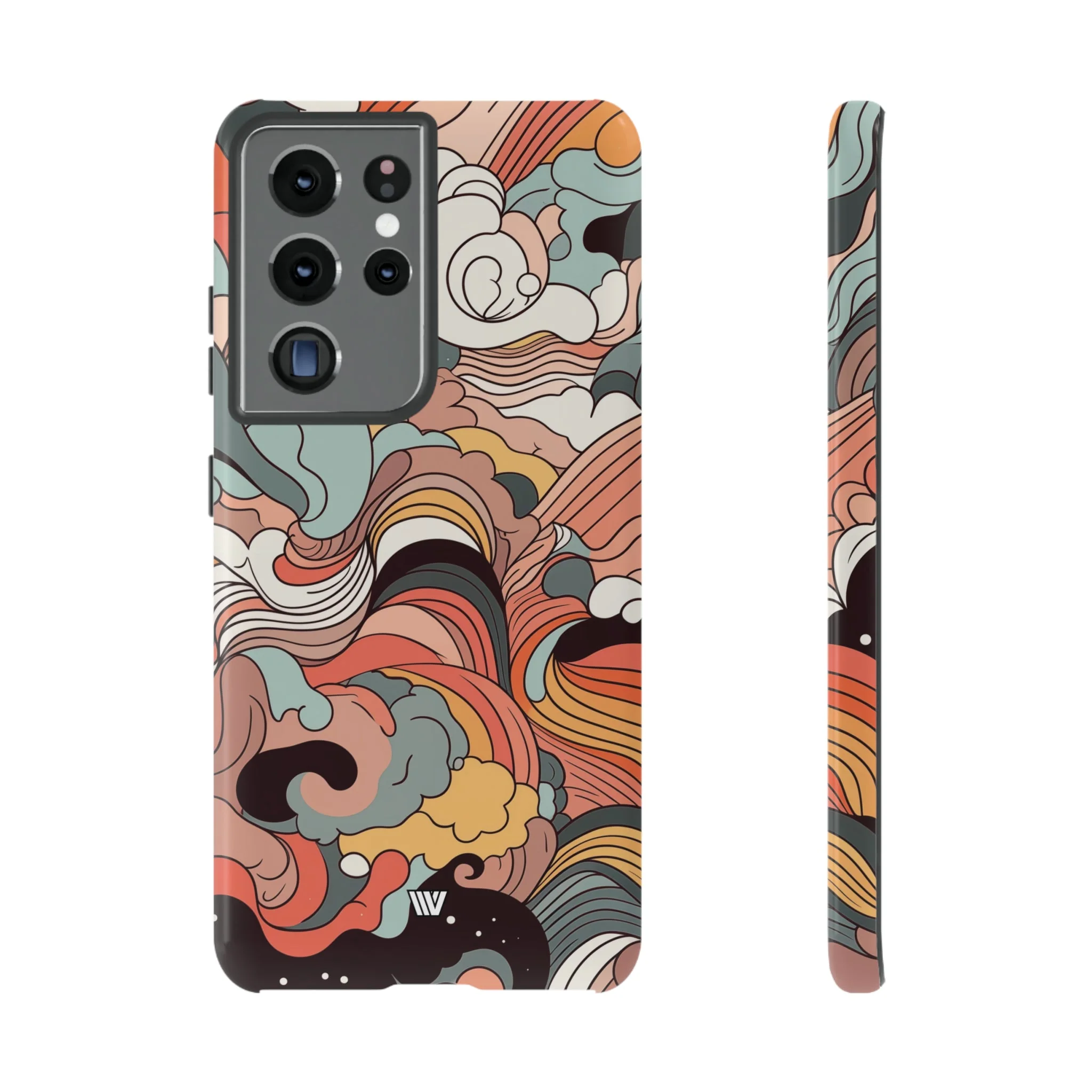 ABSTRACT DOODLE CLOUDS | Tough Phone Case - Image 29