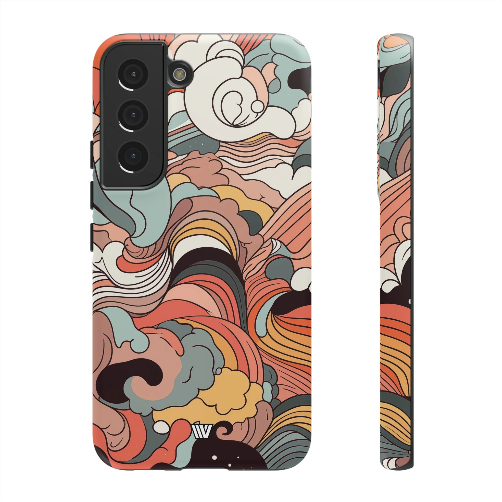 ABSTRACT DOODLE CLOUDS | Tough Phone Case - Image 36