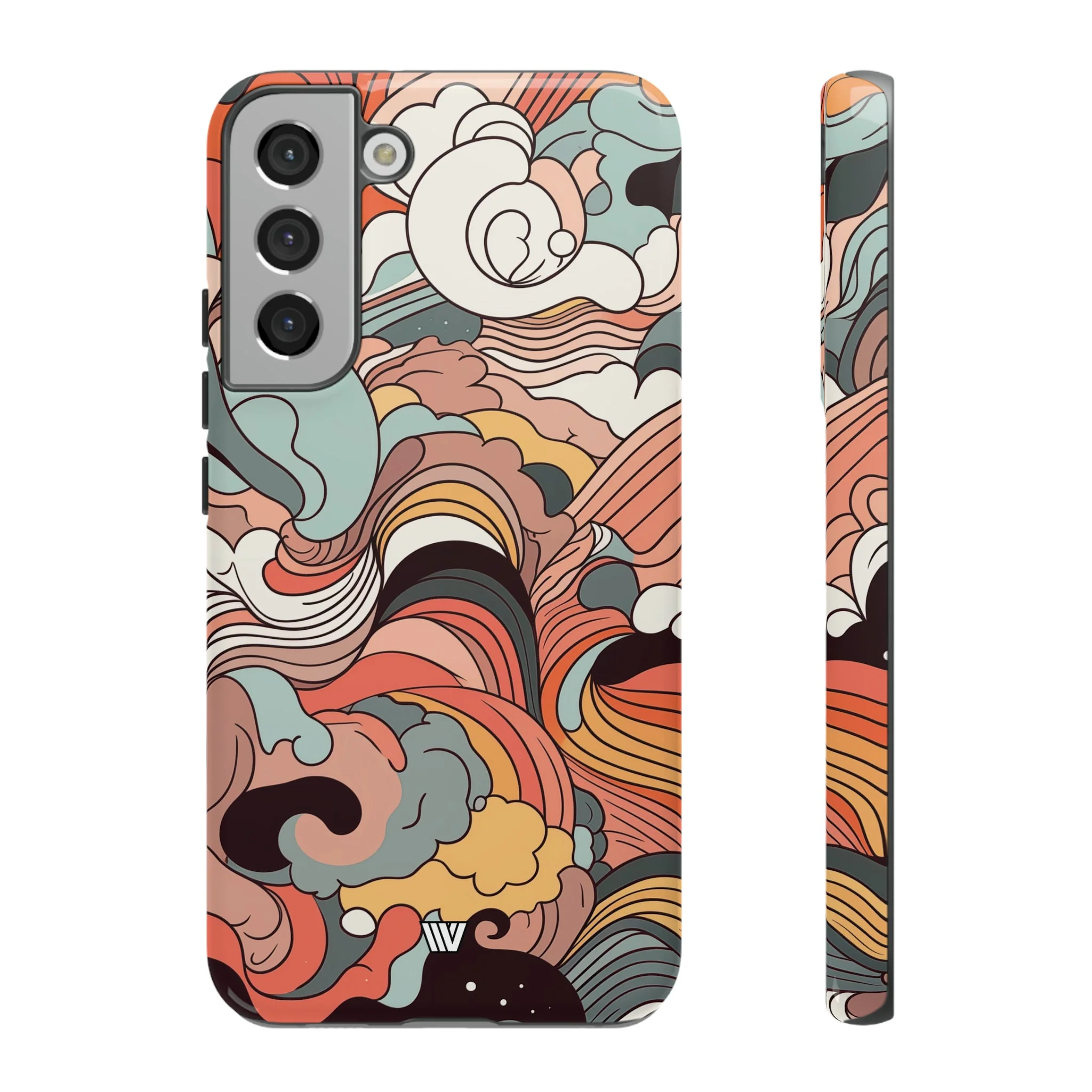 ABSTRACT DOODLE CLOUDS | Tough Phone Case - Image 37