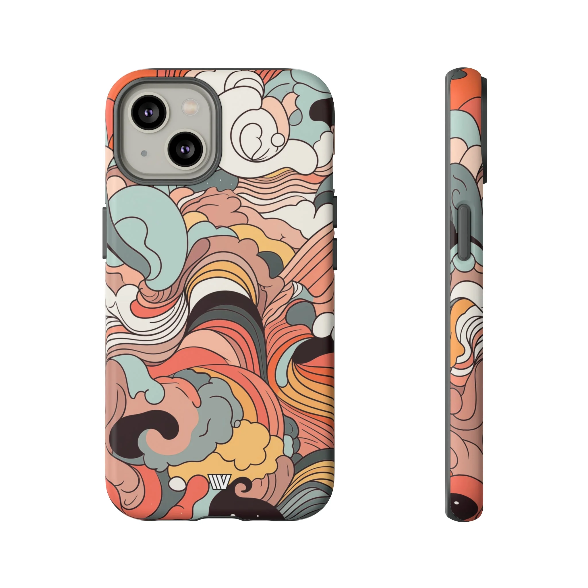 ABSTRACT DOODLE CLOUDS | Tough Phone Case - Image 42