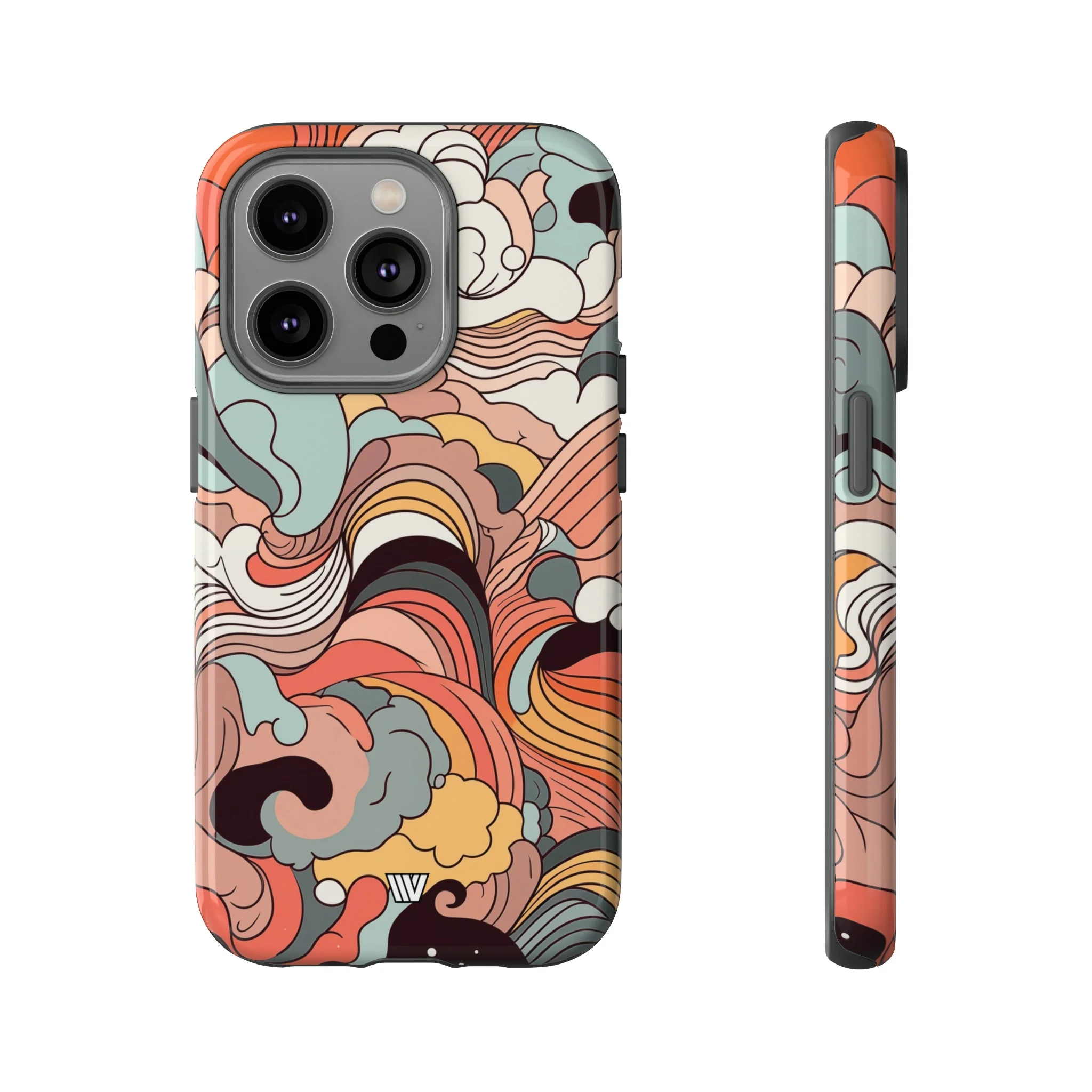 ABSTRACT DOODLE CLOUDS | Tough Phone Case - Image 43