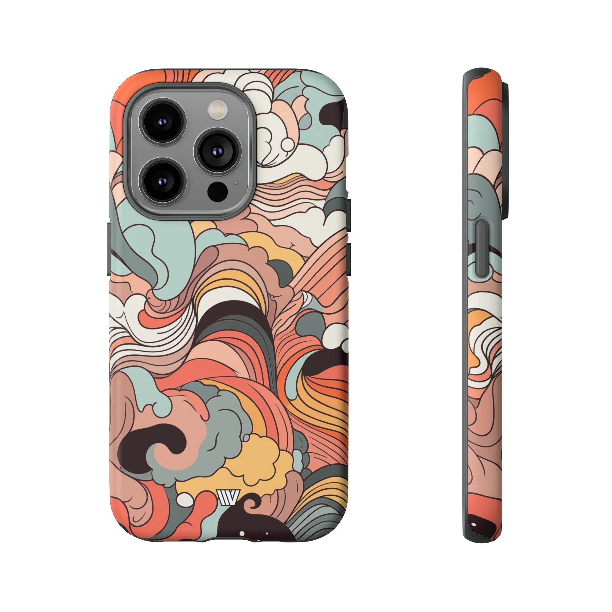 ABSTRACT DOODLE CLOUDS | Tough Phone Case - Image 44