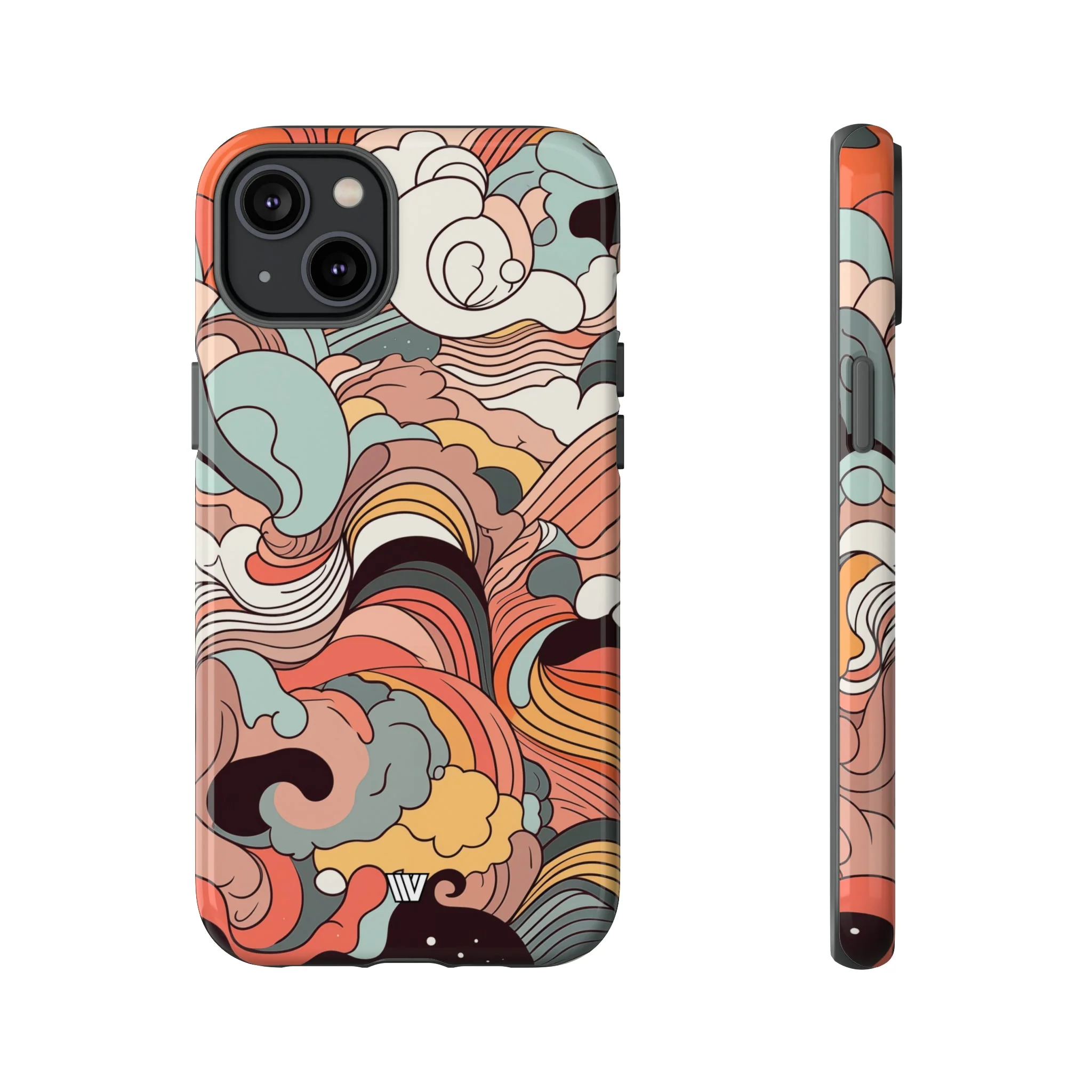 ABSTRACT DOODLE CLOUDS | Tough Phone Case - Image 45