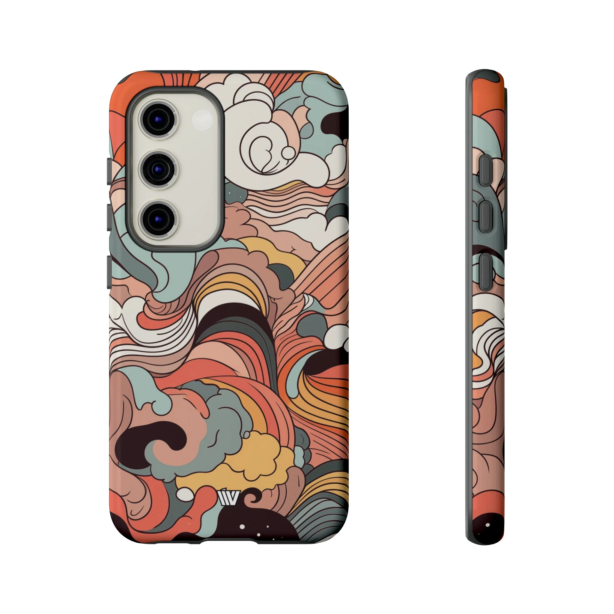 ABSTRACT DOODLE CLOUDS | Tough Phone Case - Image 49