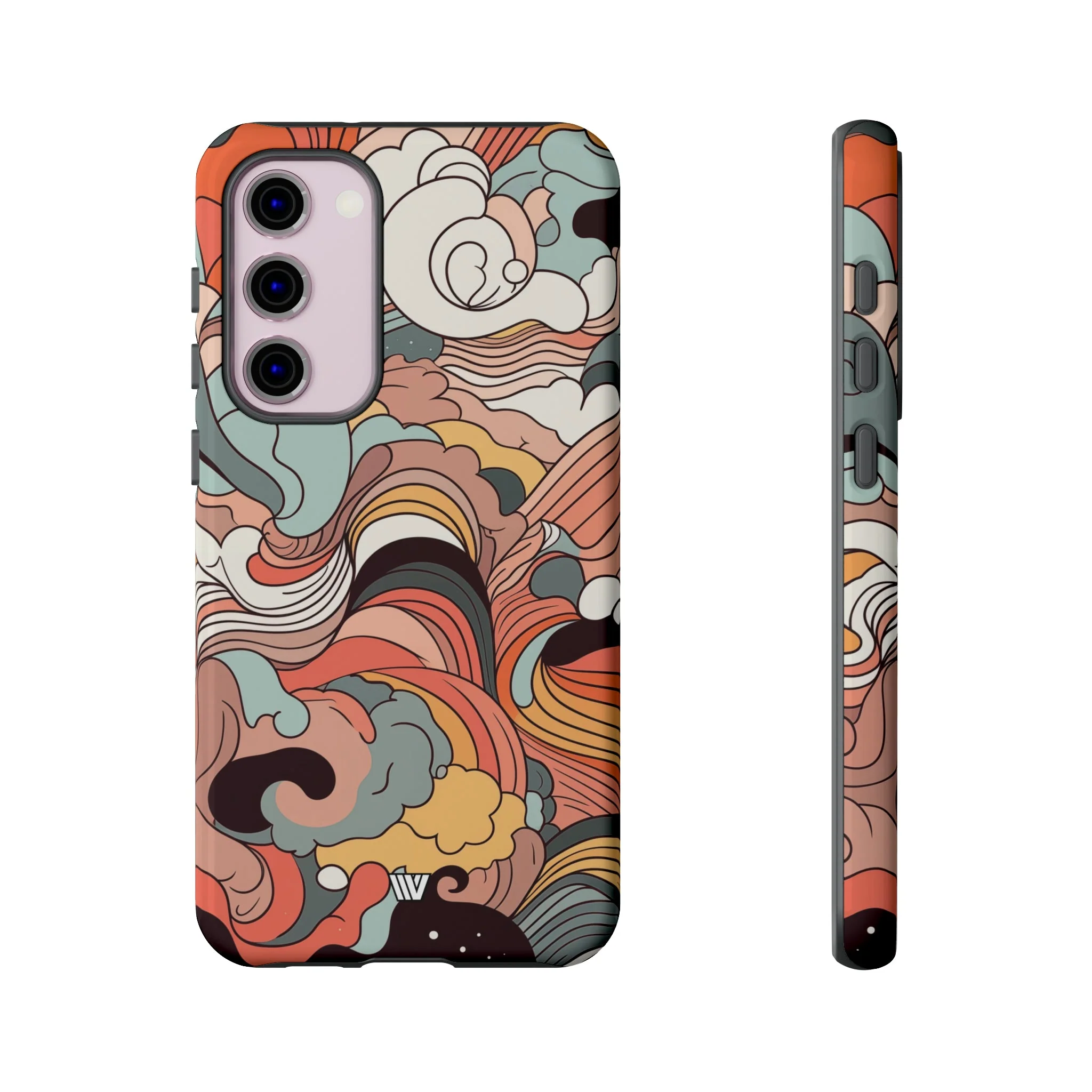 ABSTRACT DOODLE CLOUDS | Tough Phone Case - Image 51