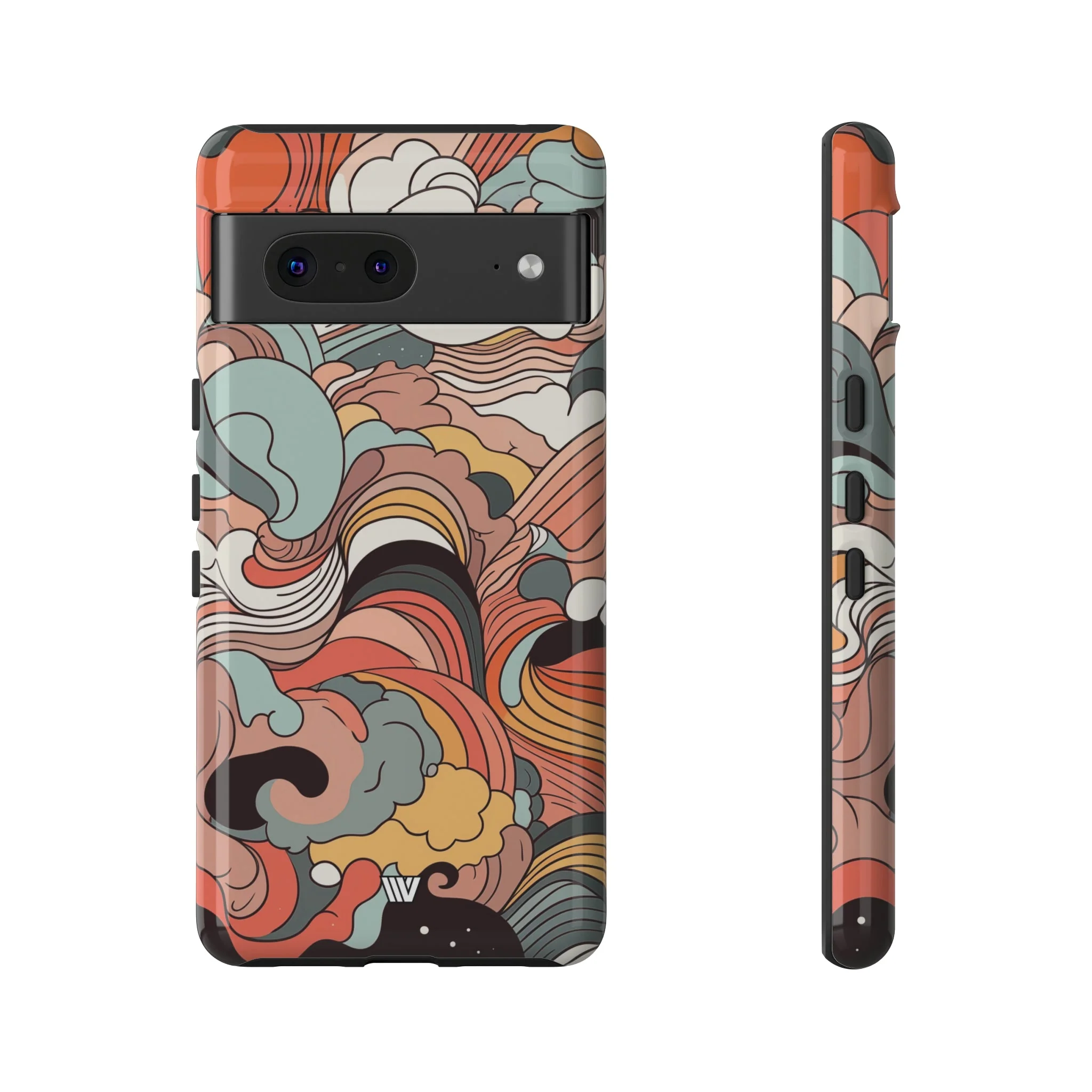 ABSTRACT DOODLE CLOUDS | Tough Phone Case - Image 55