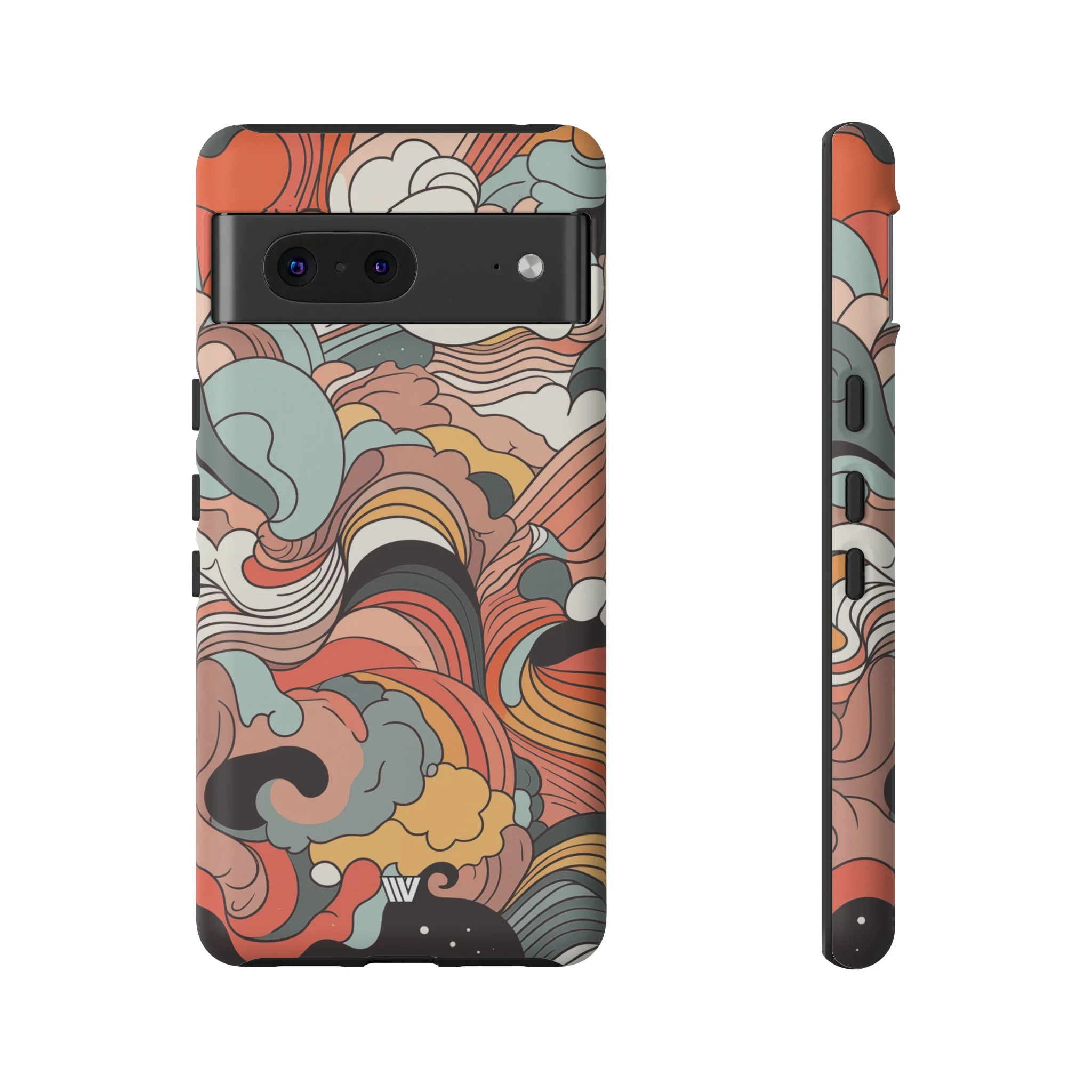 ABSTRACT DOODLE CLOUDS | Tough Phone Case - Image 56