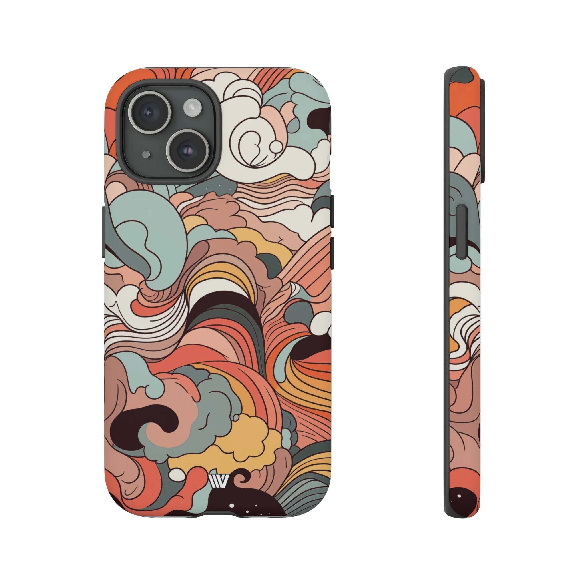 ABSTRACT DOODLE CLOUDS | Tough Phone Case - Image 57