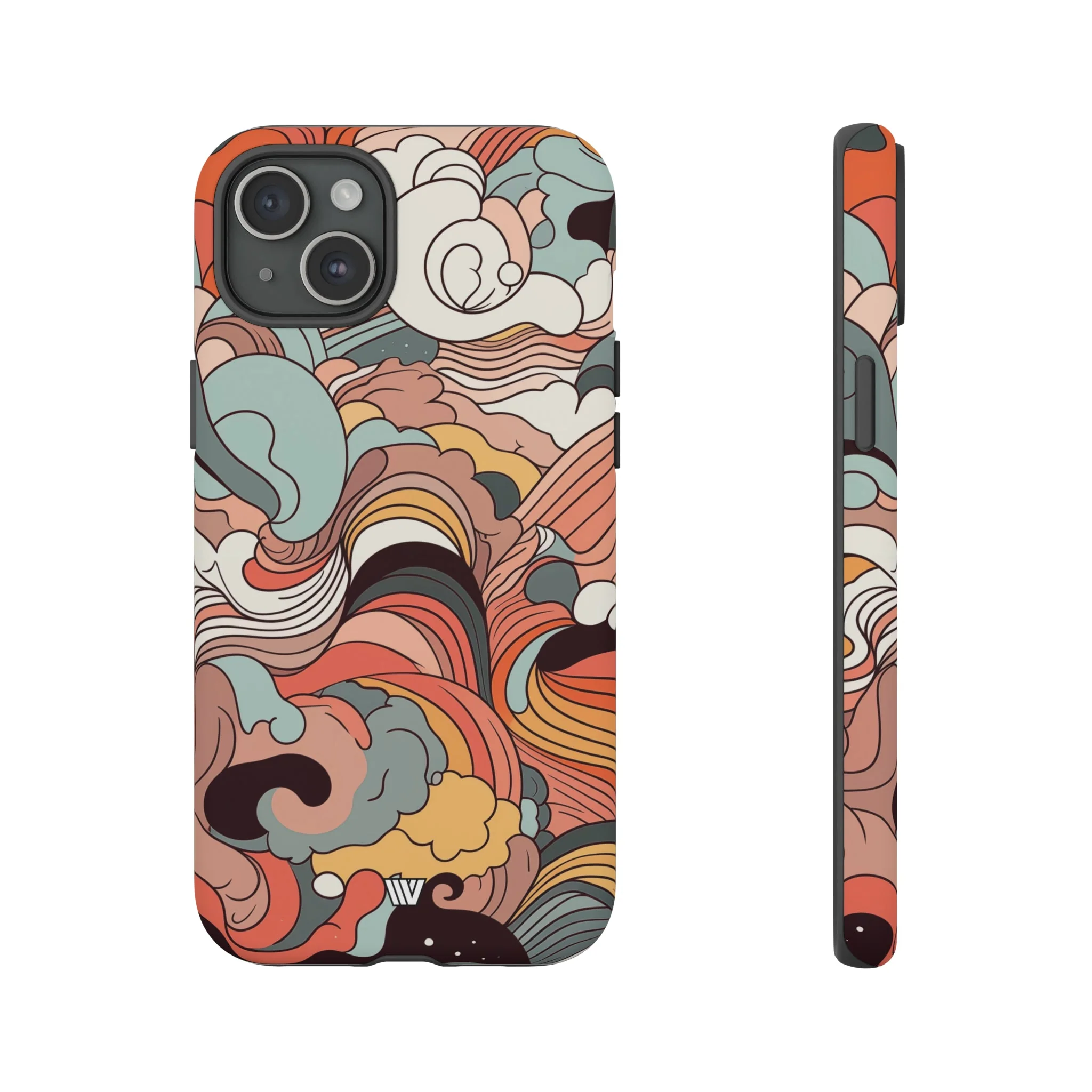 ABSTRACT DOODLE CLOUDS | Tough Phone Case - Image 59