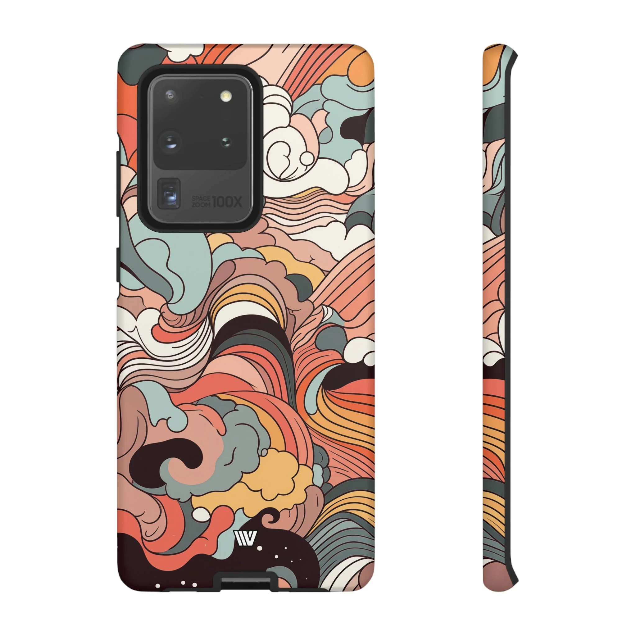 ABSTRACT DOODLE CLOUDS | Tough Phone Case - Image 6