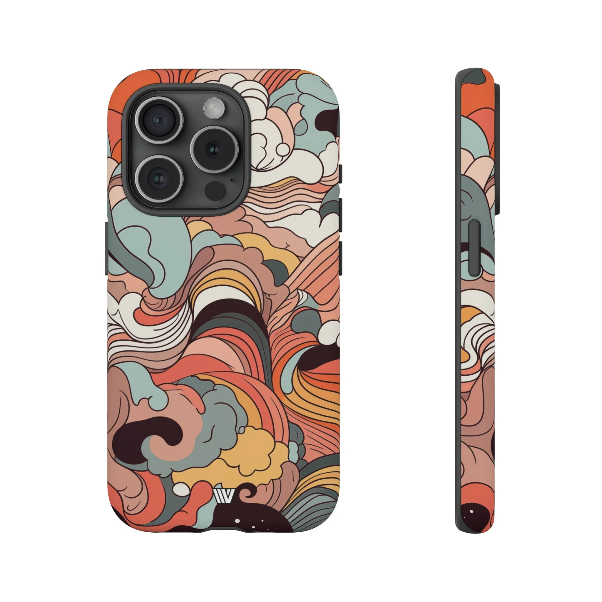 ABSTRACT DOODLE CLOUDS | Tough Phone Case - Image 61