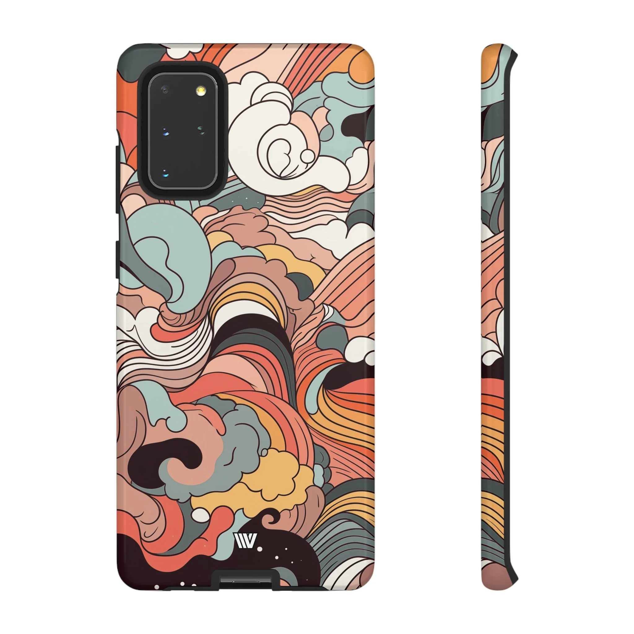 ABSTRACT DOODLE CLOUDS | Tough Phone Case - Image 7