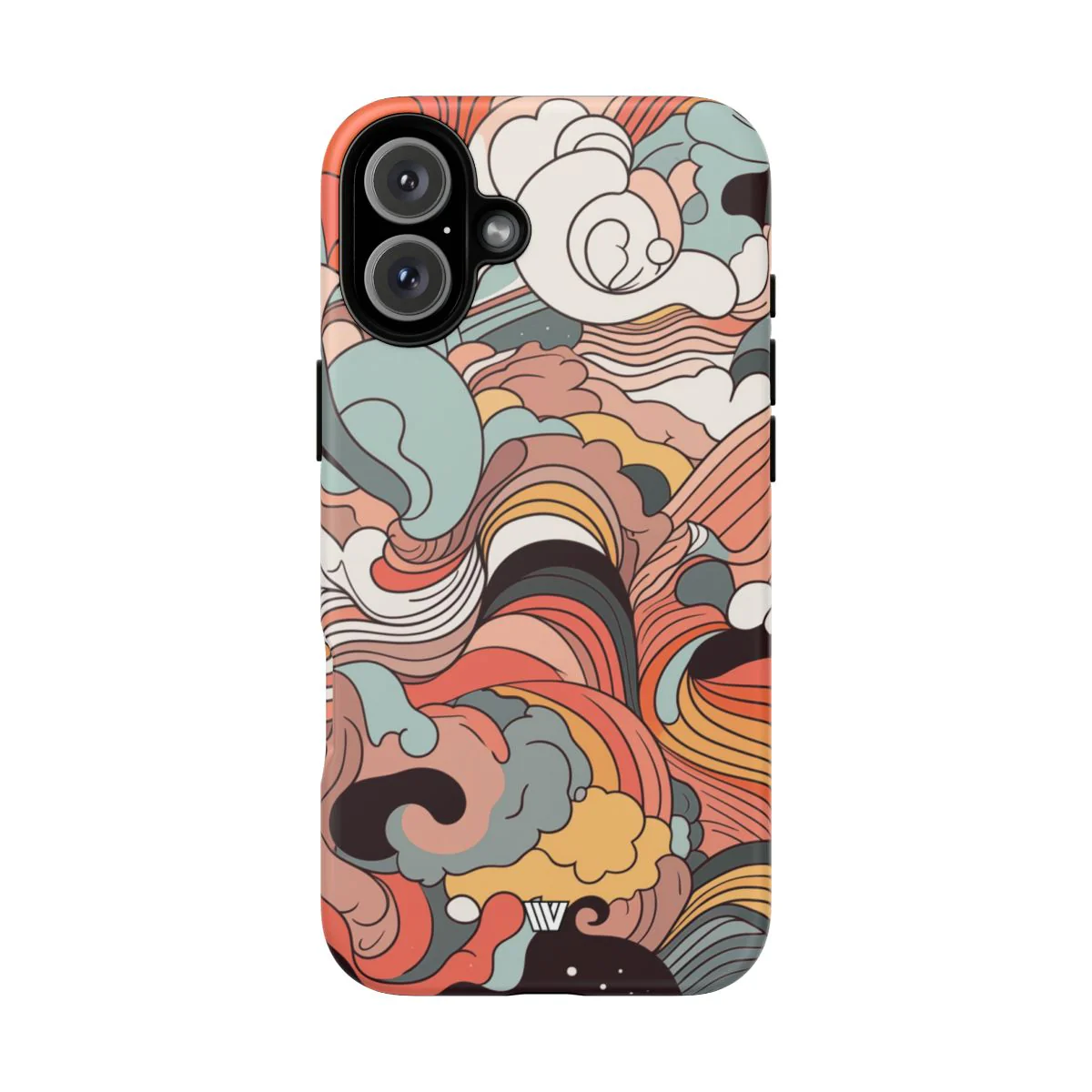 ABSTRACT DOODLE CLOUDS | Tough Phone Case - Image 73