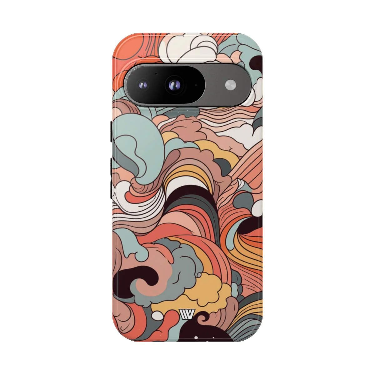 ABSTRACT DOODLE CLOUDS | Tough Phone Case - Image 74