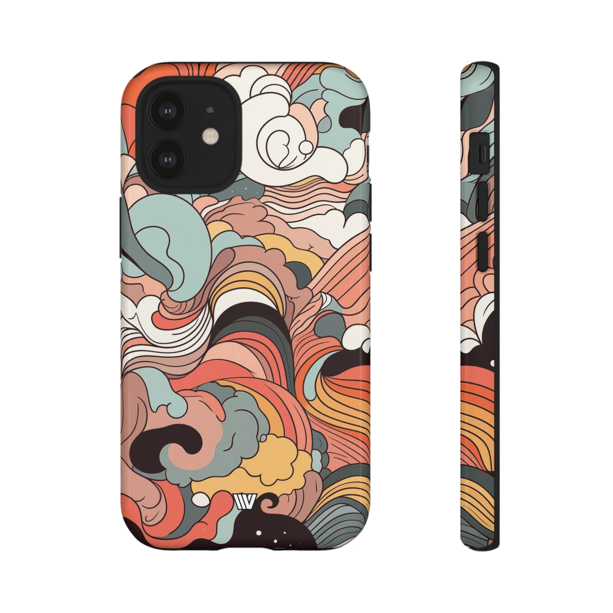 ABSTRACT DOODLE CLOUDS | Tough Phone Case - Image 9