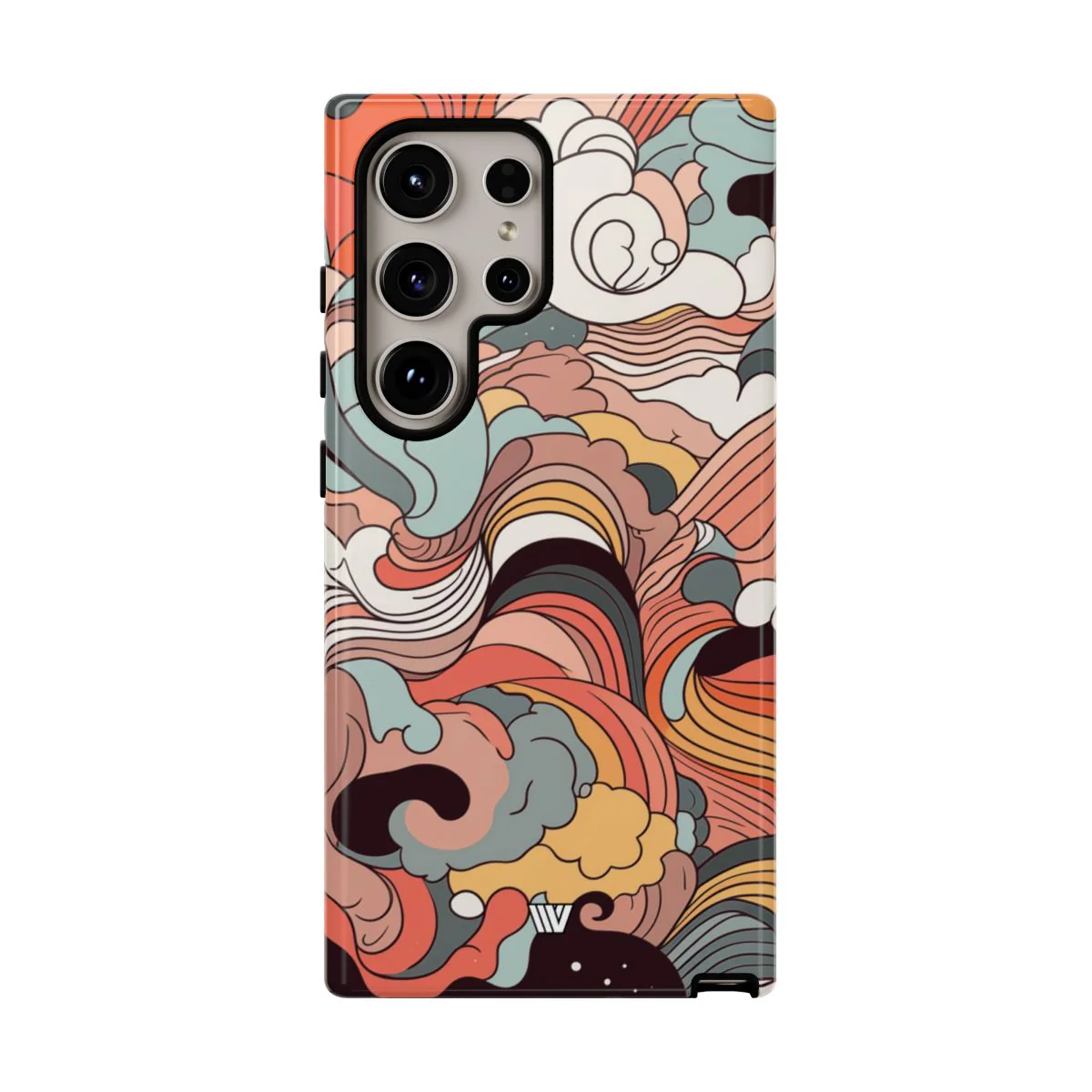 ABSTRACT DOODLE CLOUDS | Tough Phone Case - Image 94