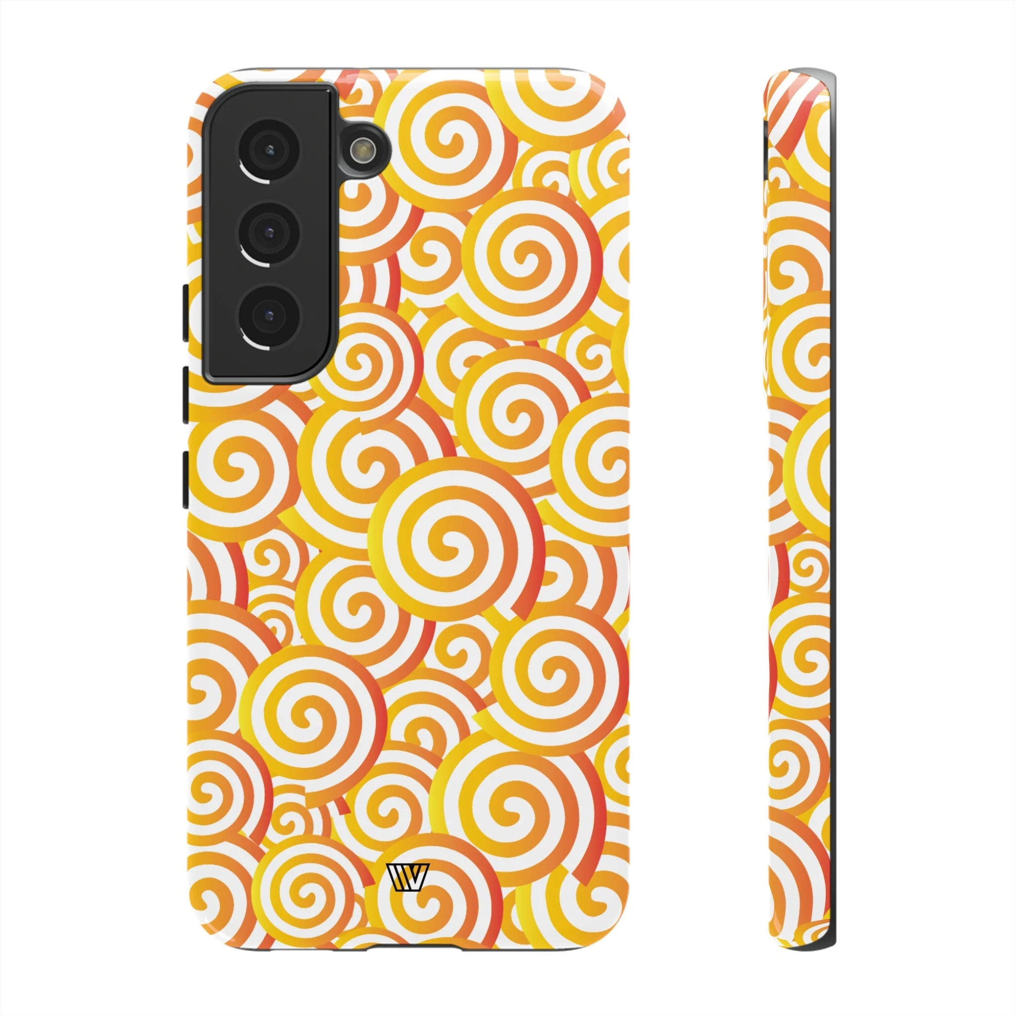 ABSTRACT SPIRAL ORANGE | Tough Phone Case - Image 11