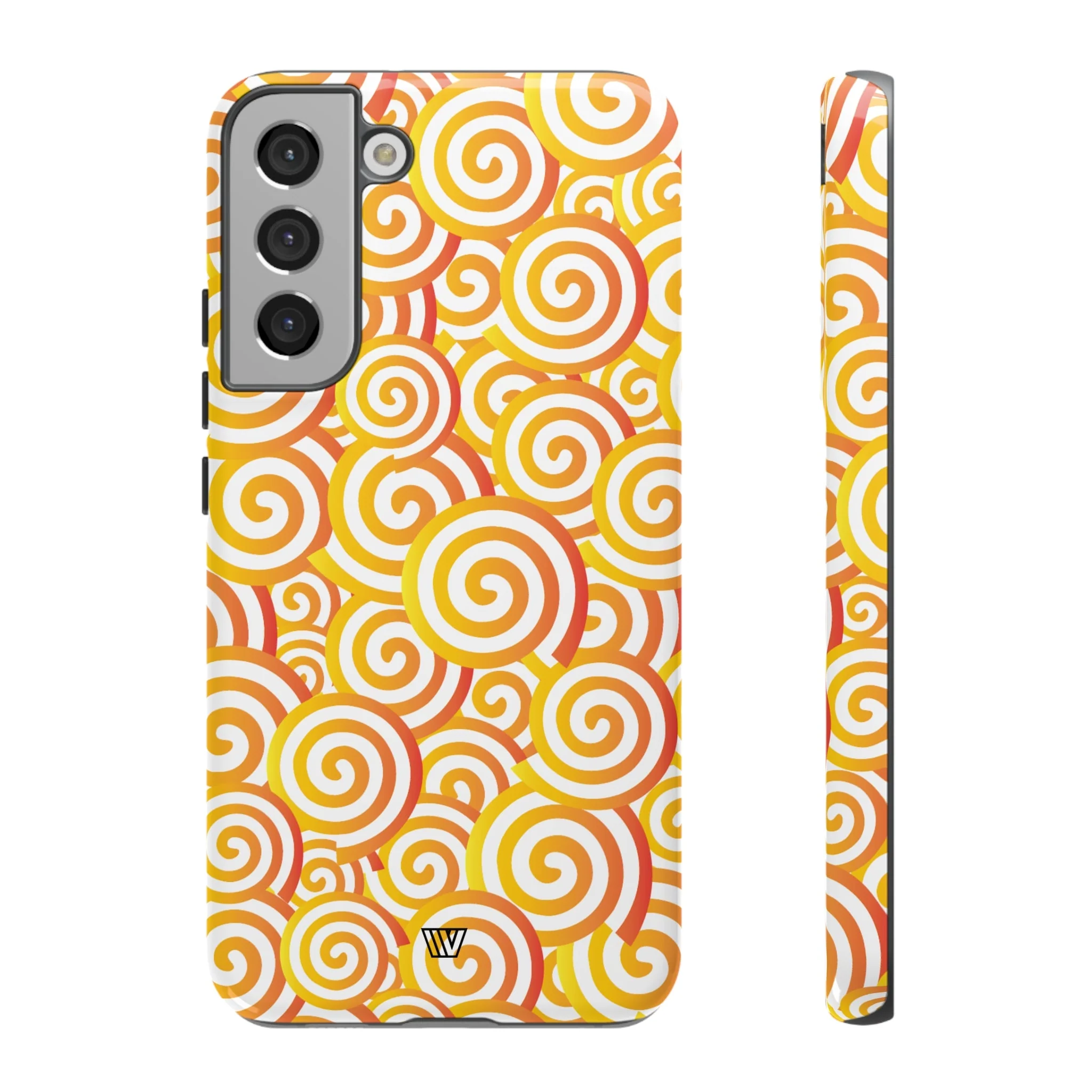 ABSTRACT SPIRAL ORANGE | Tough Phone Case - Image 15