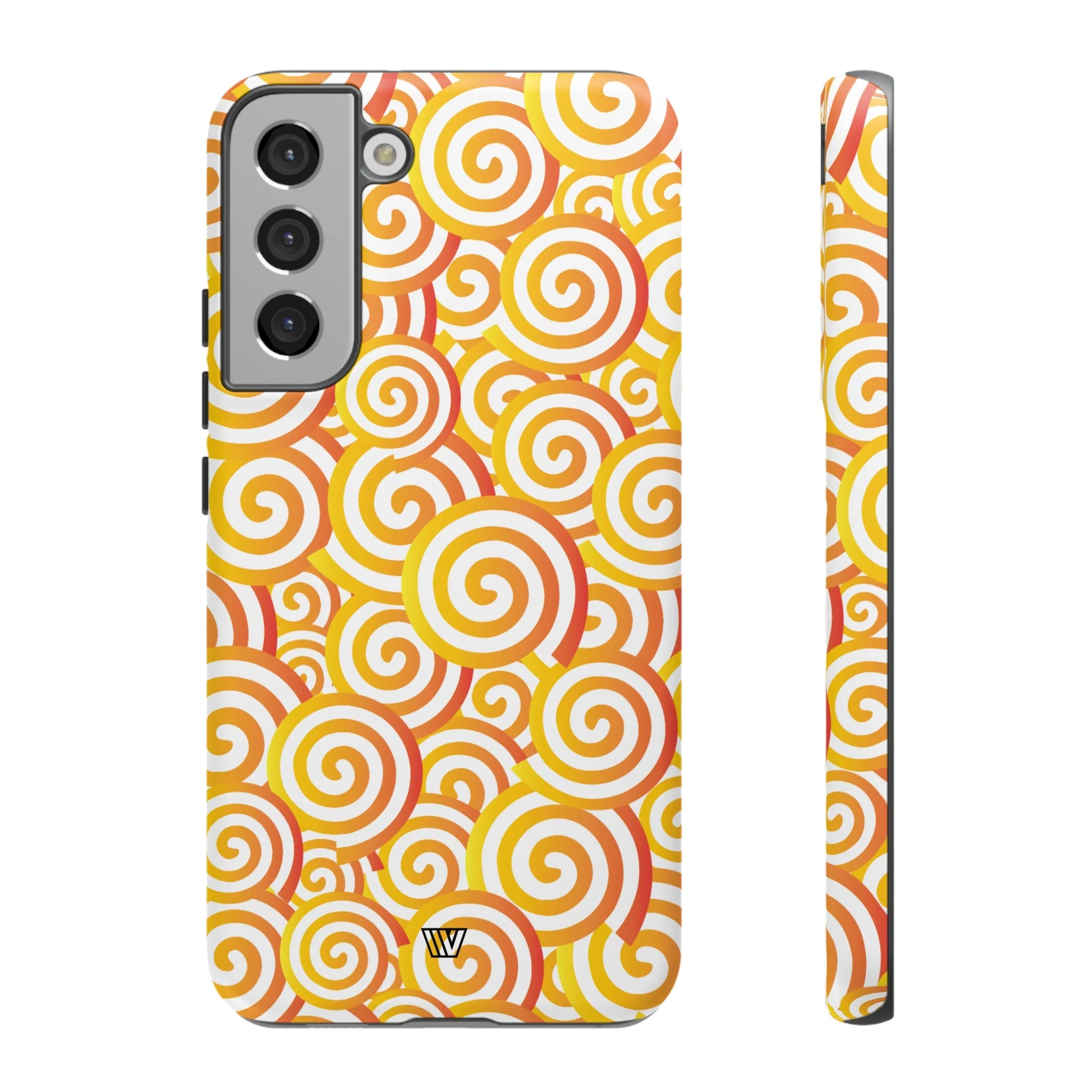 ABSTRACT SPIRAL ORANGE | Tough Phone Case - Image 16