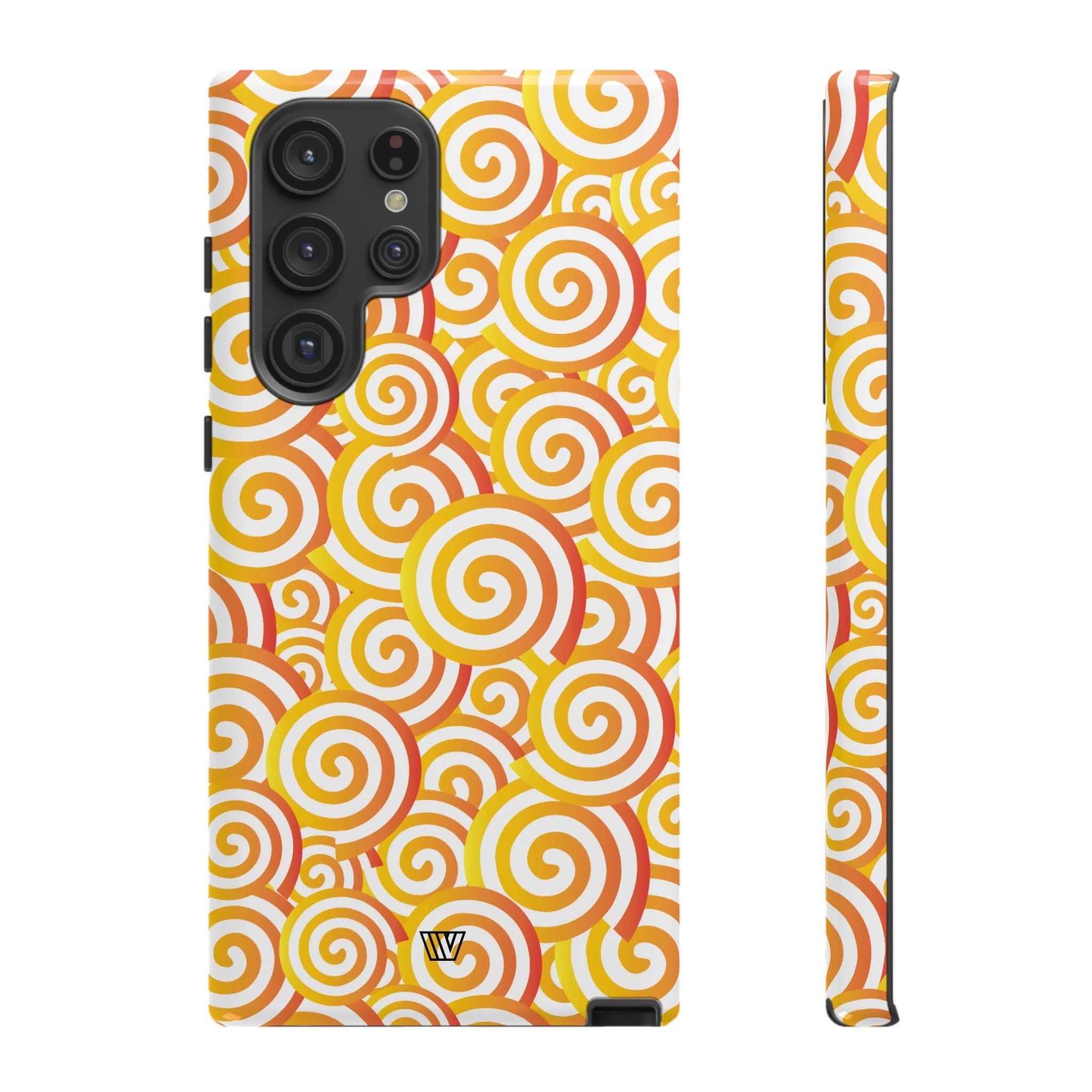 ABSTRACT SPIRAL ORANGE | Tough Phone Case - Image 17