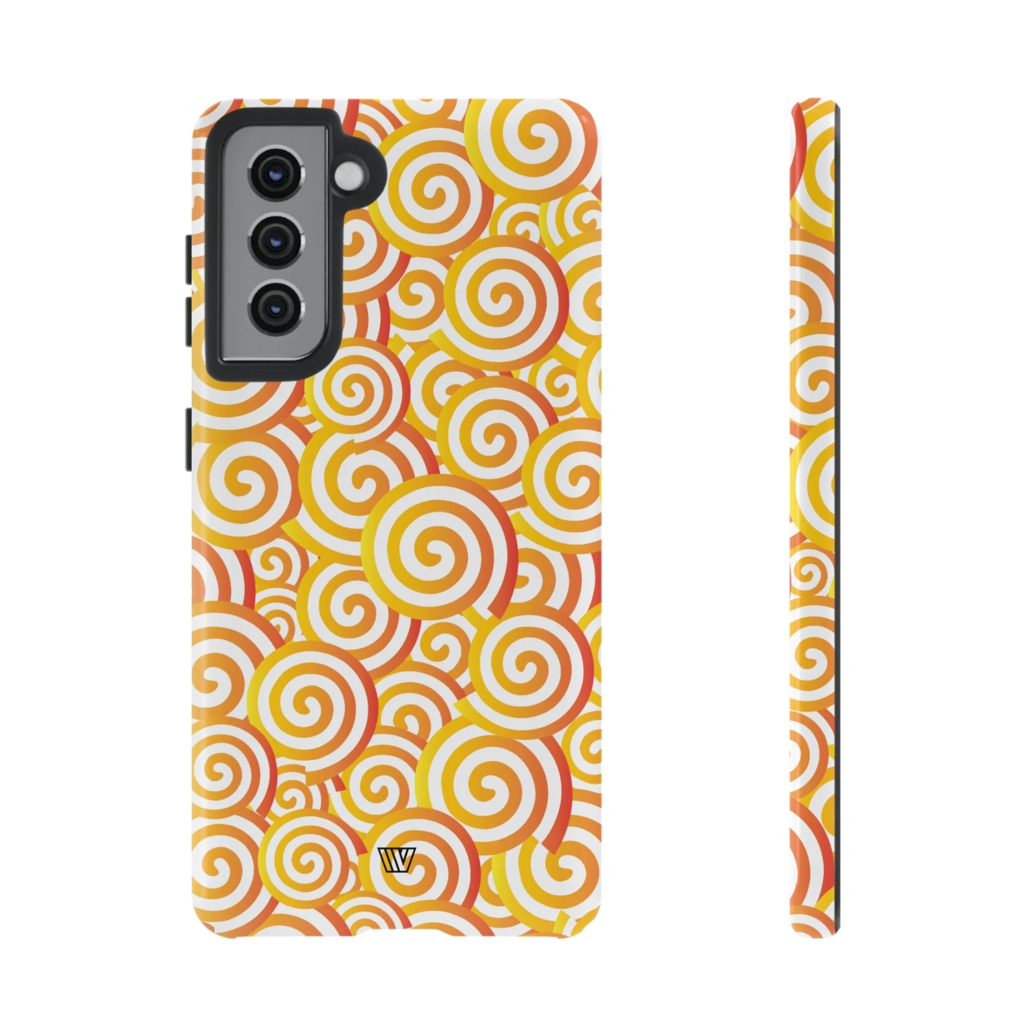 ABSTRACT SPIRAL ORANGE | Tough Phone Case - Image 19